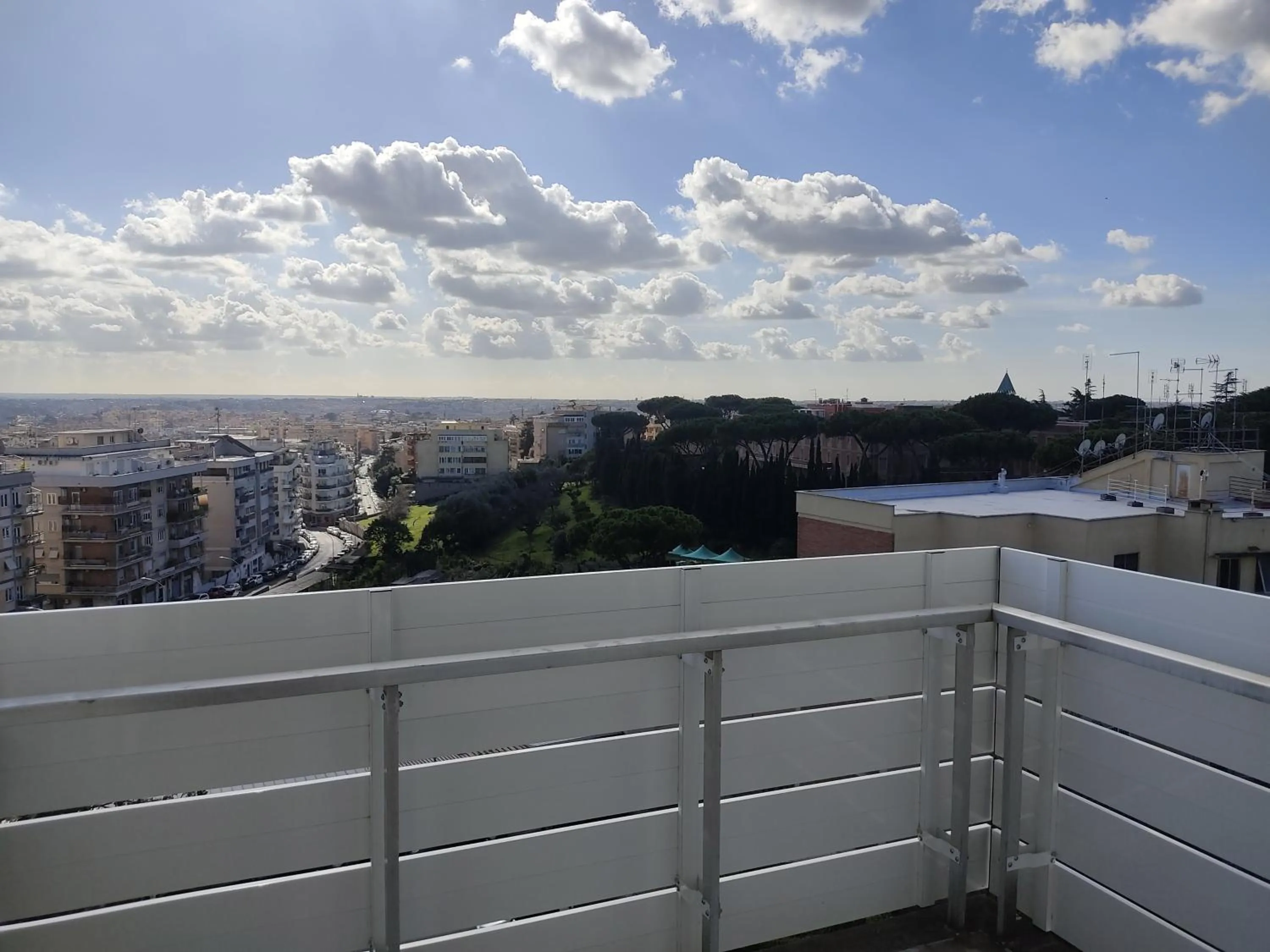 Quiet street view in Massimi City Garden