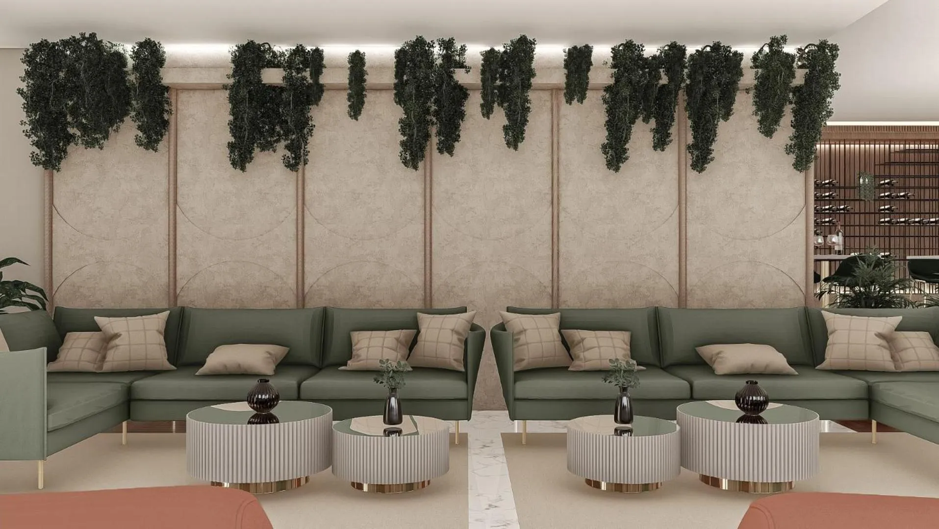 Seating area in Massimi City Garden