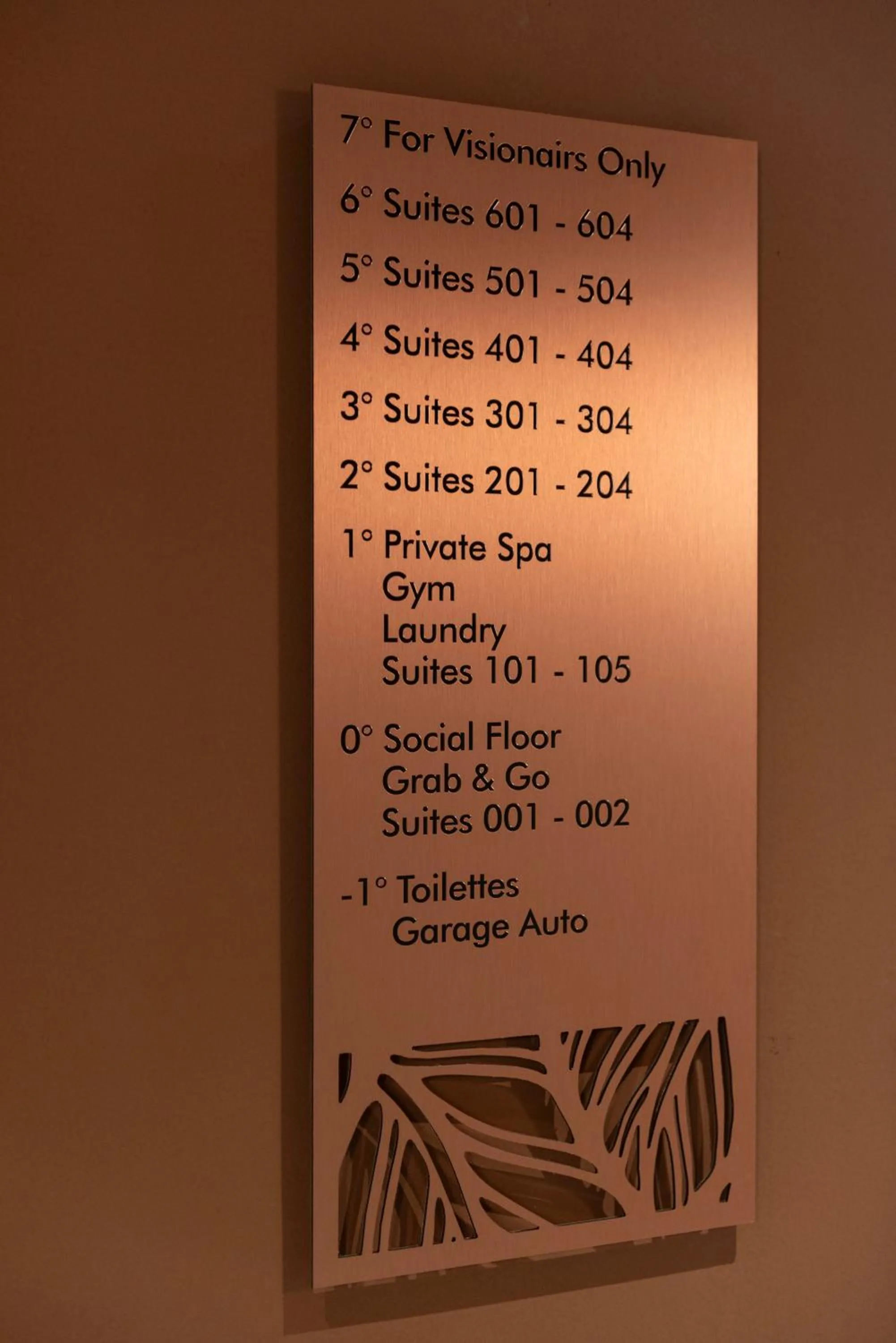 Decorative detail in Visionair Suites & SPA-Room Only e Honesty Bar