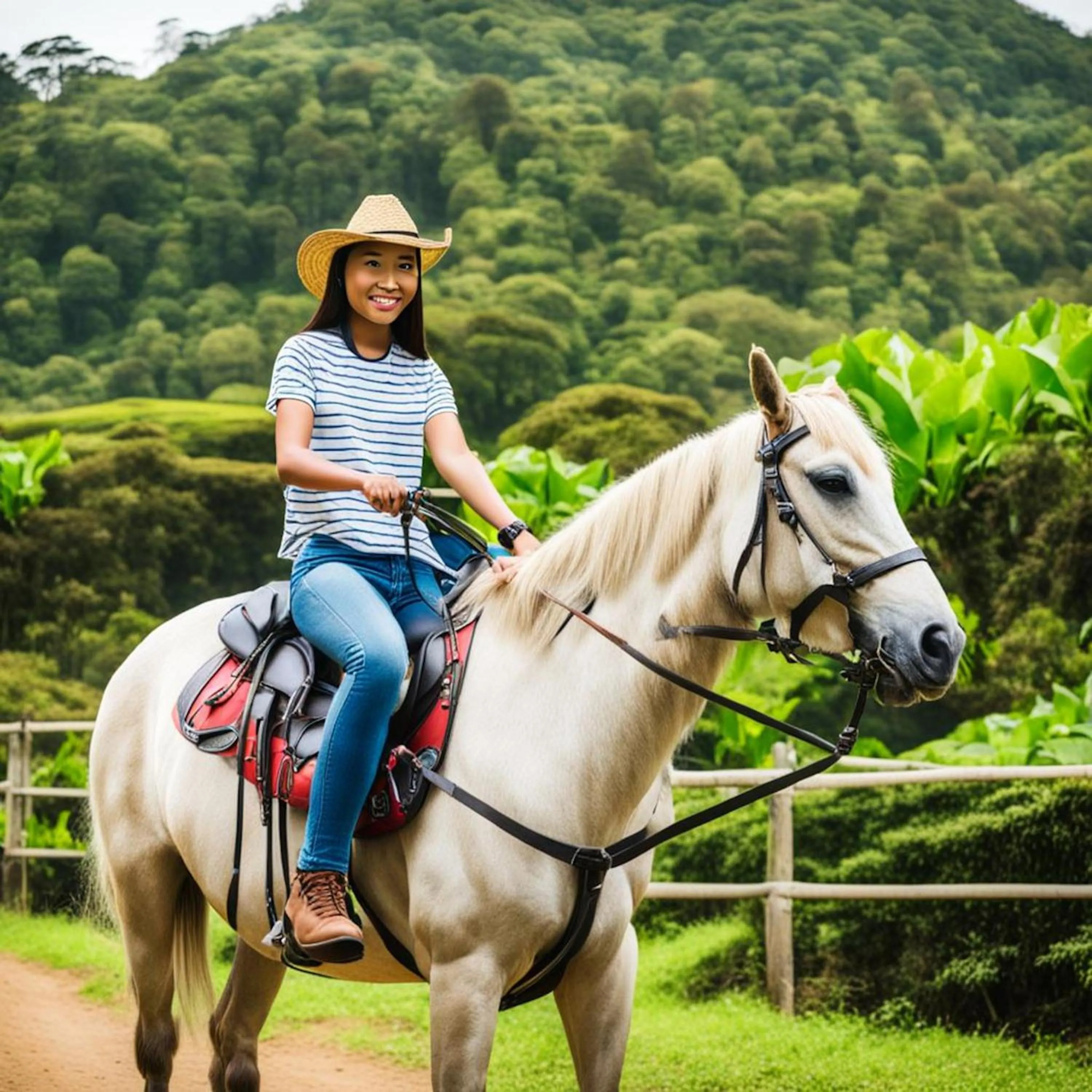 Horse-riding in Blowing In The Wind