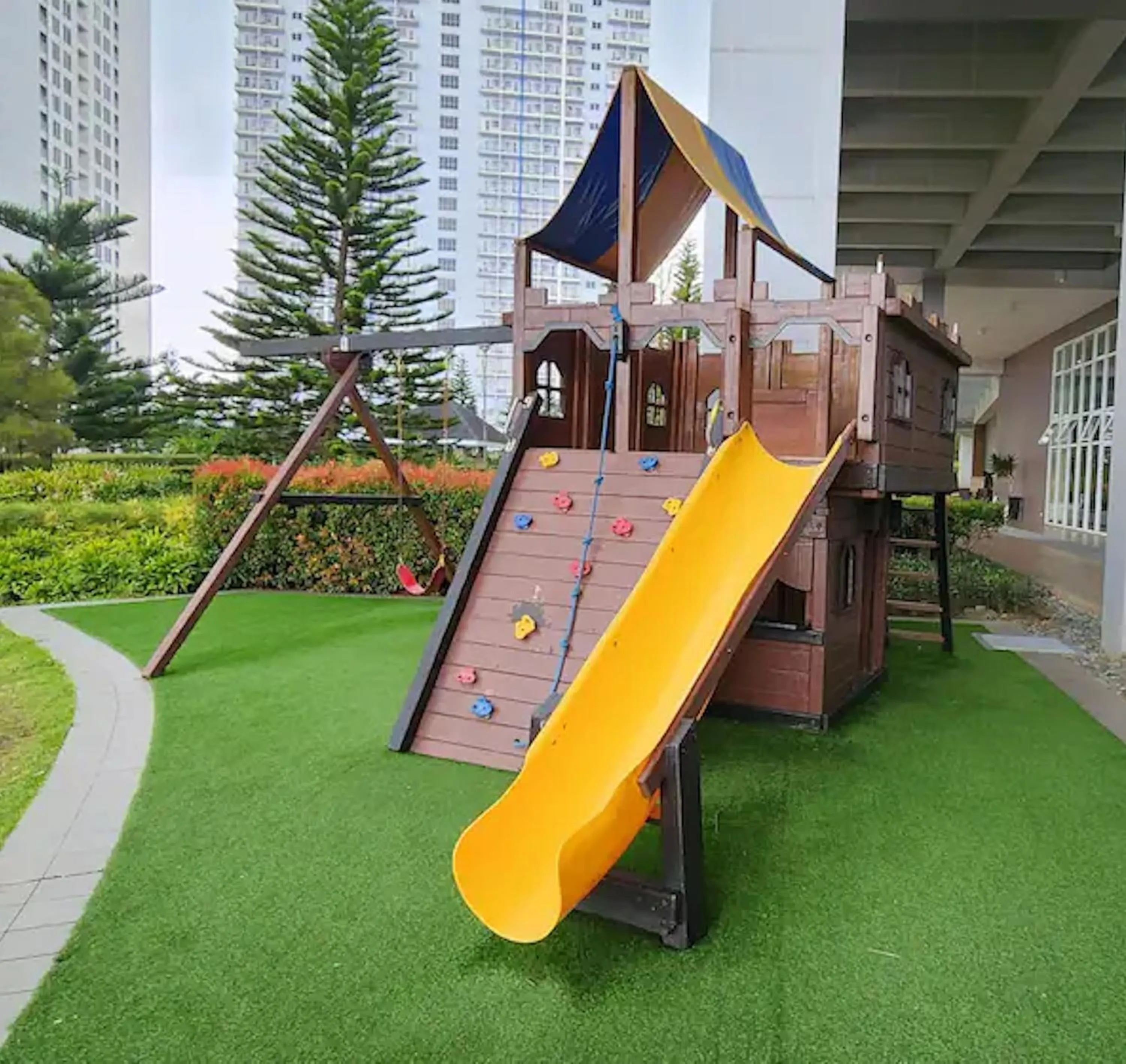 Children play ground in Blowing In The Wind