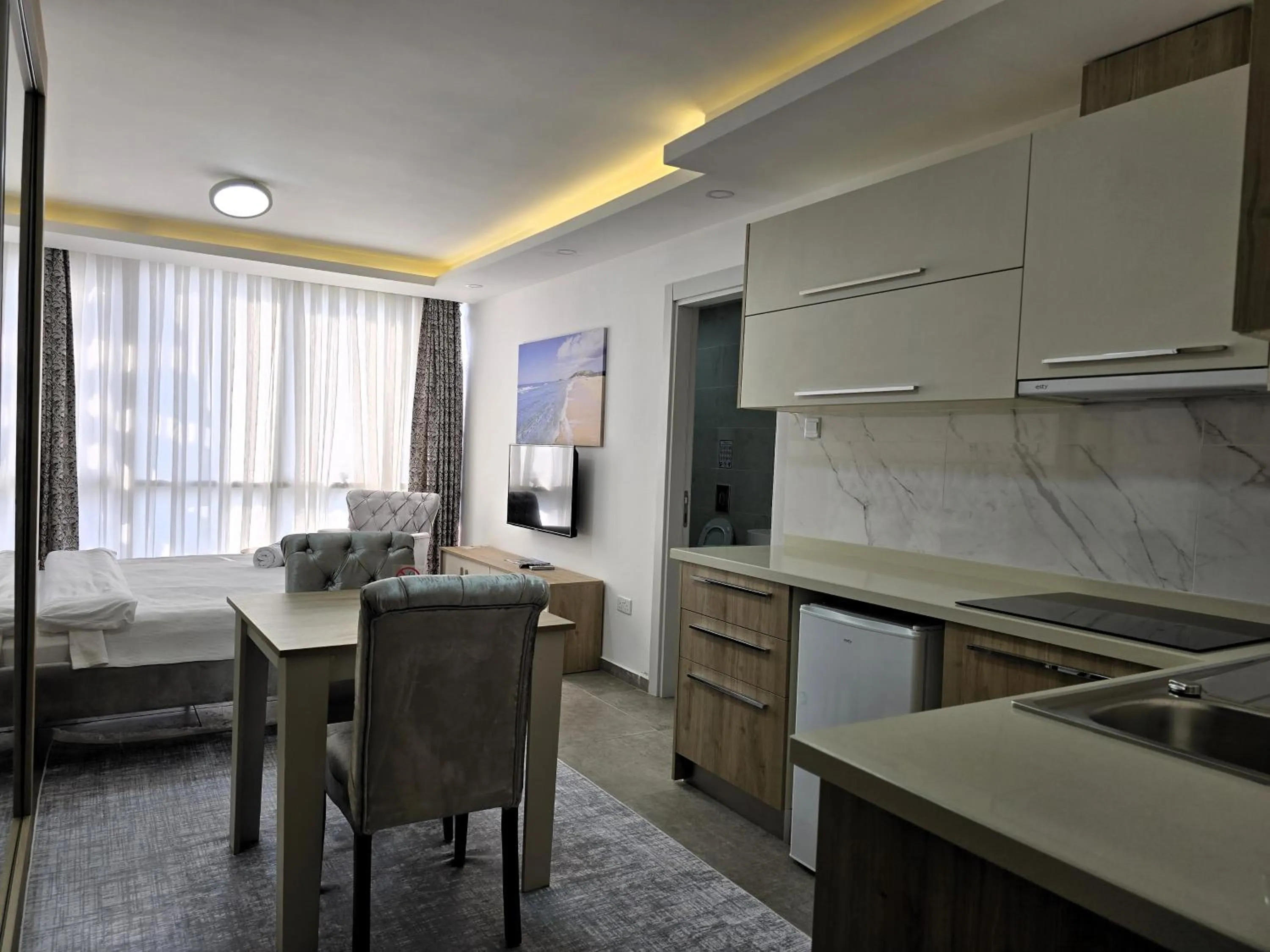 Bed in Nurel Shark Residence