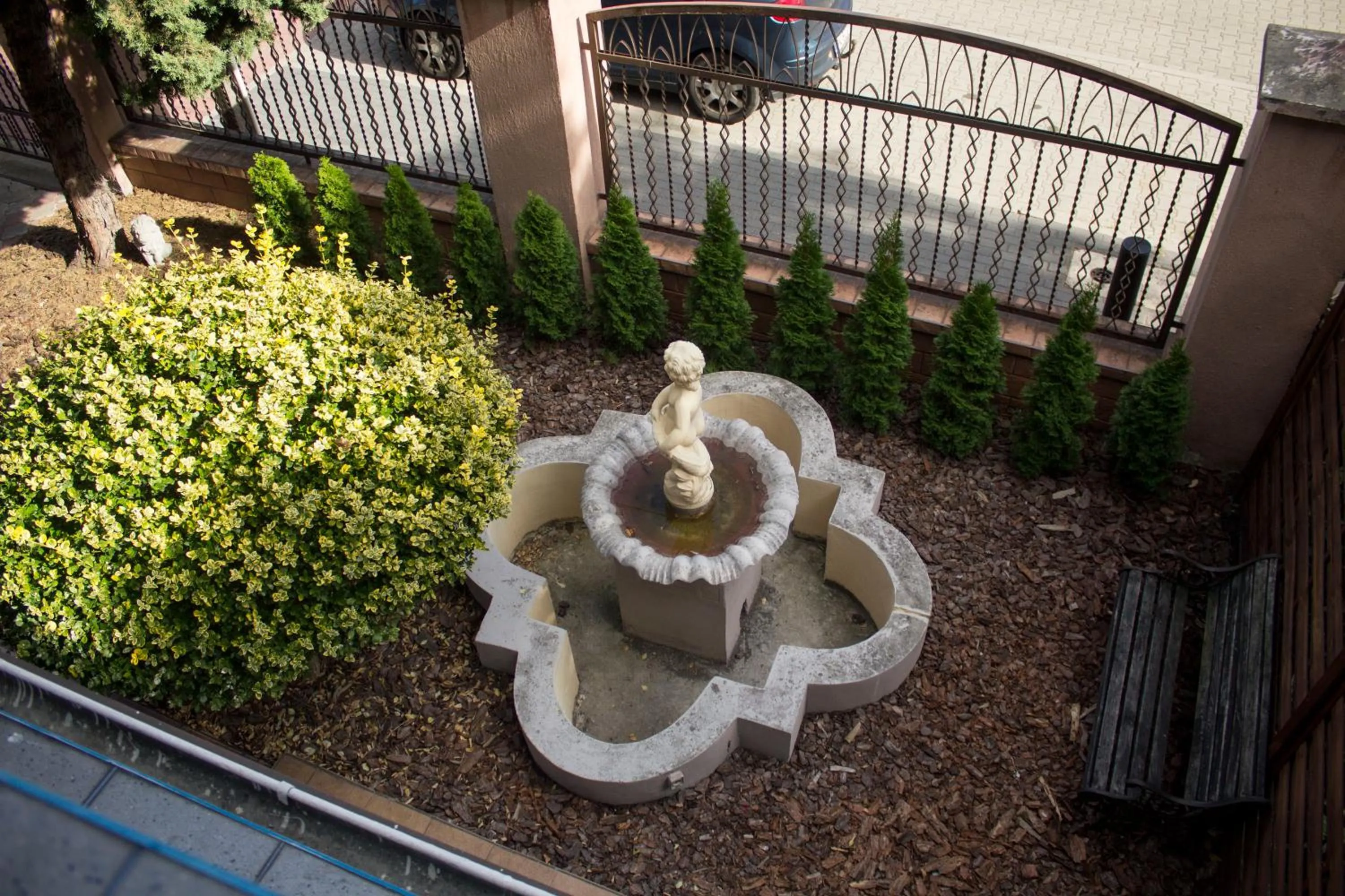 Bird's eye view in Magic Garden Hostel