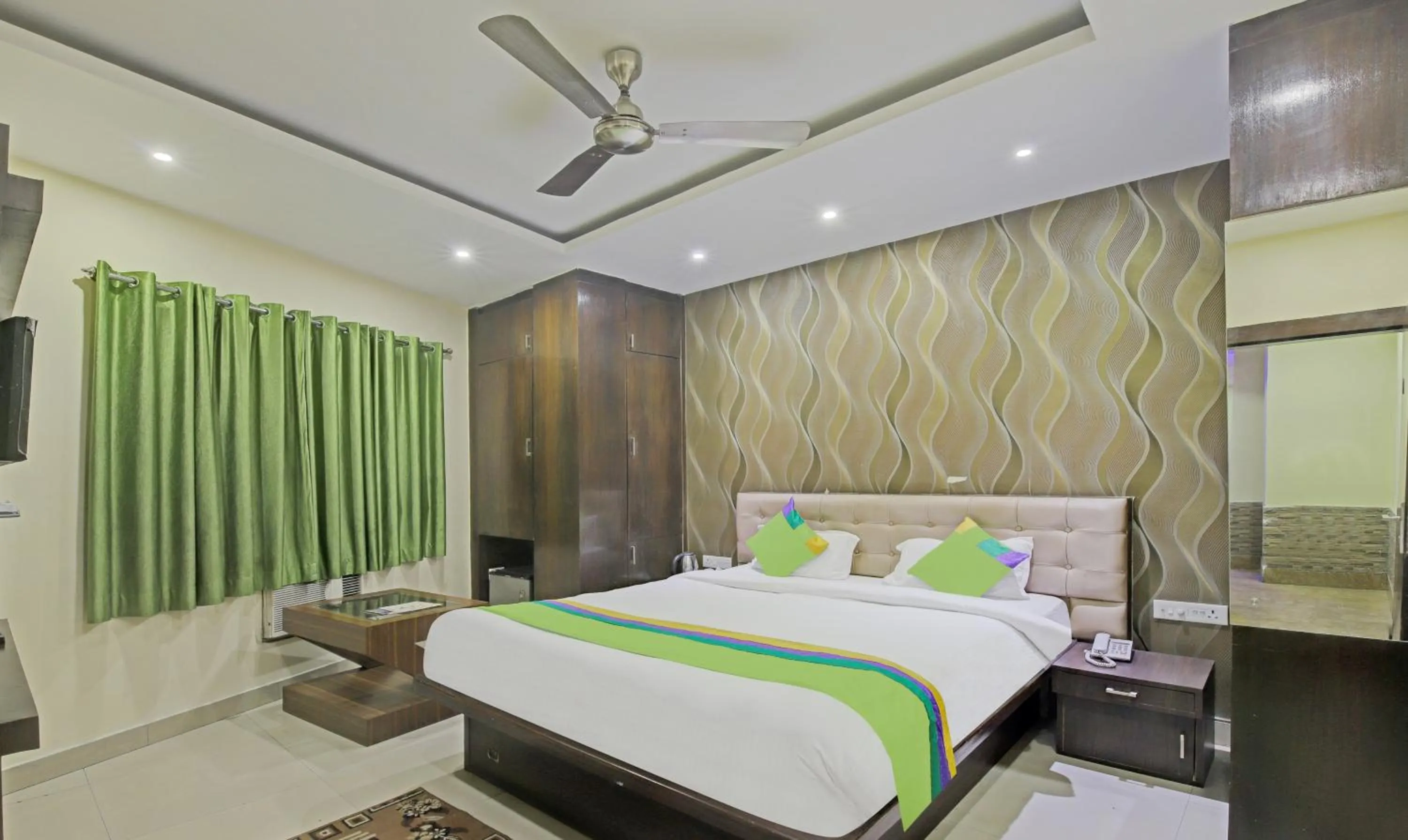 Bedroom, Bed in Treebo Archie Regency