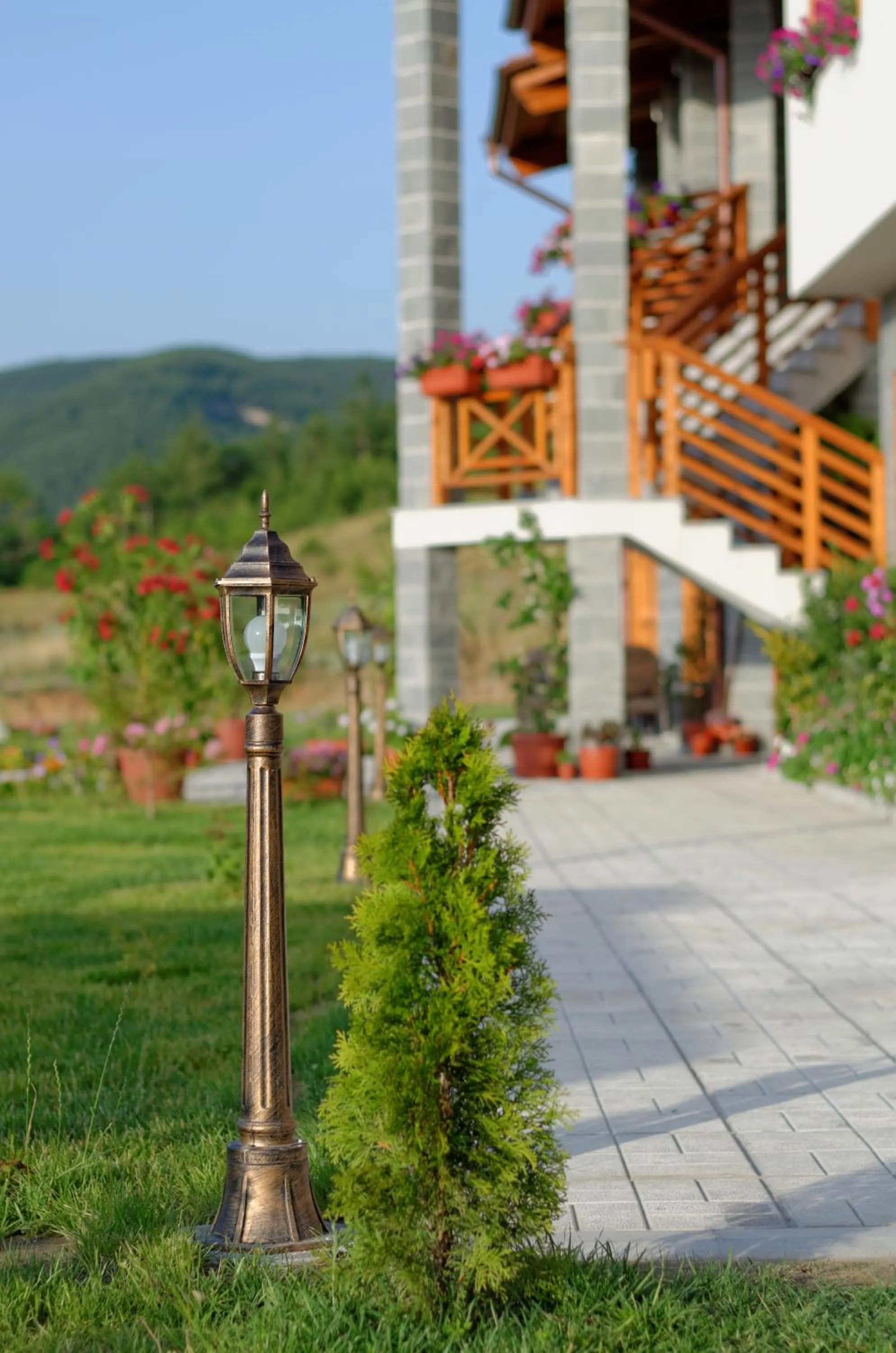Garden in Alpine Garden Hotel (Trayanovi Dvori)