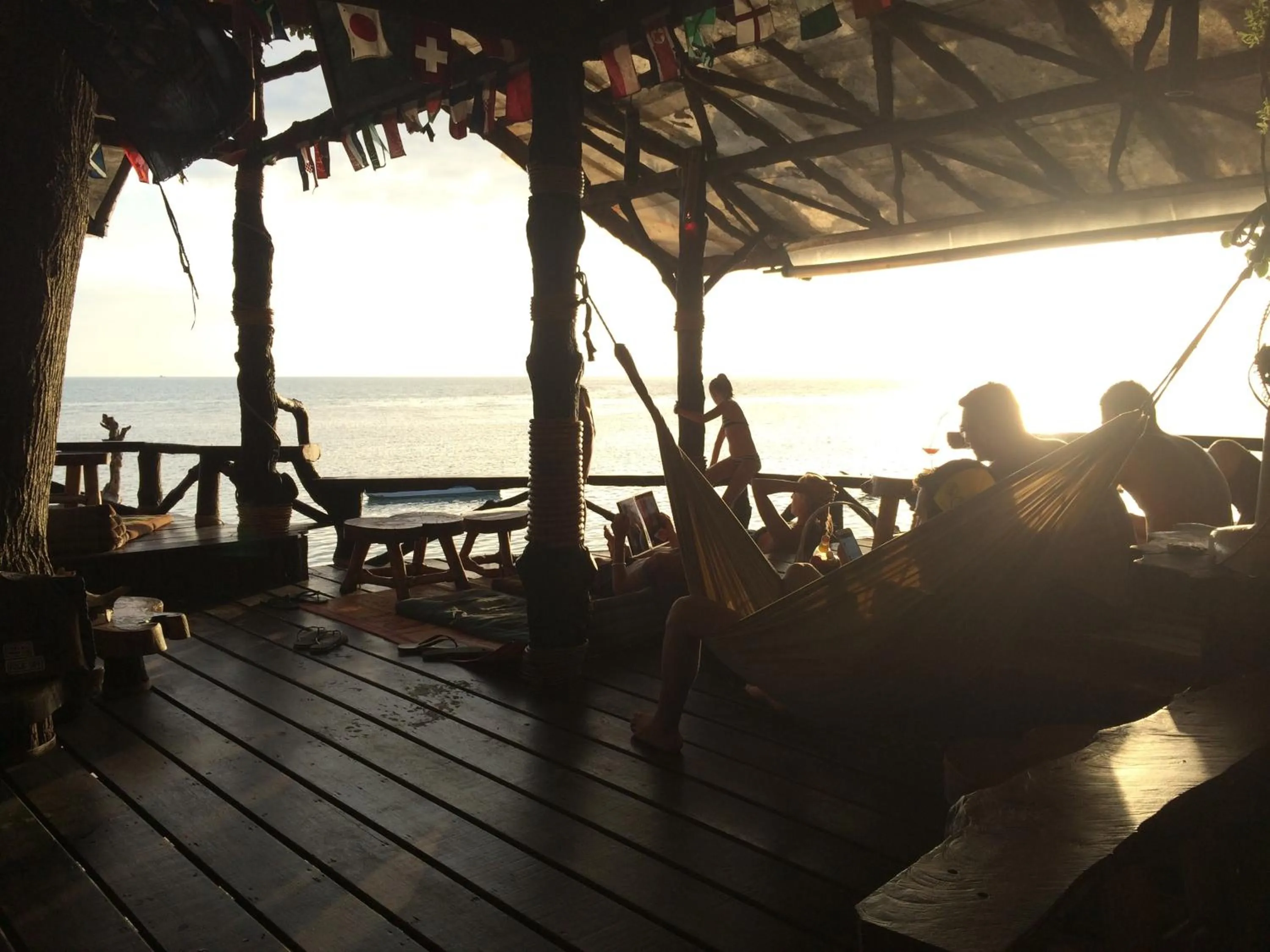 Seating area in Rainbow Bungalow Haadrin Koh Phangan