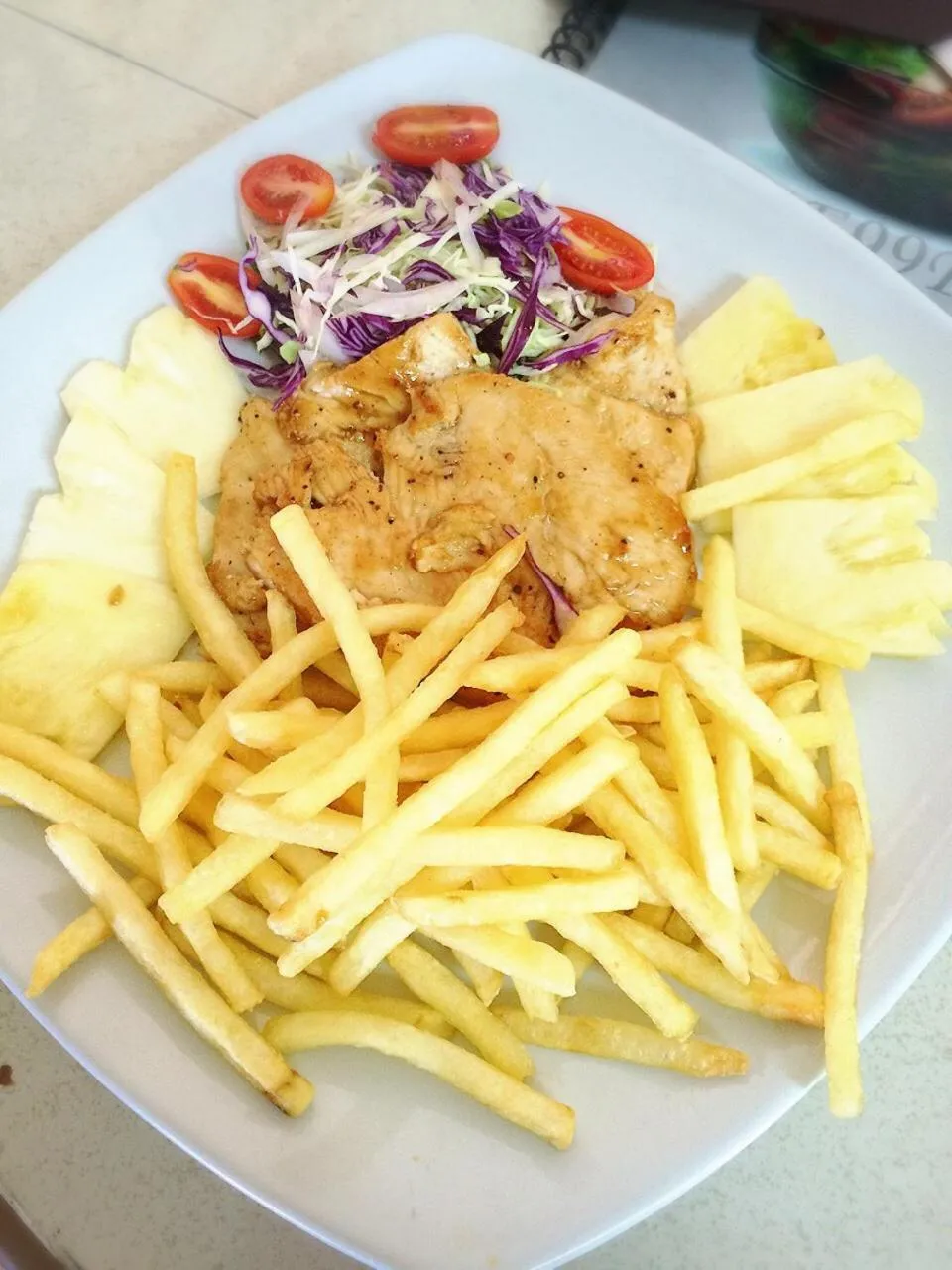 Food close-up in Rainbow Bungalow Haadrin Koh Phangan