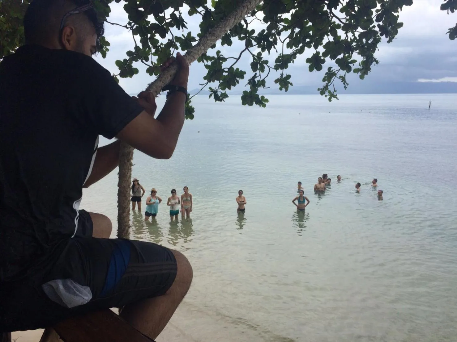 Beach in Rainbow Bungalow Haadrin Koh Phangan