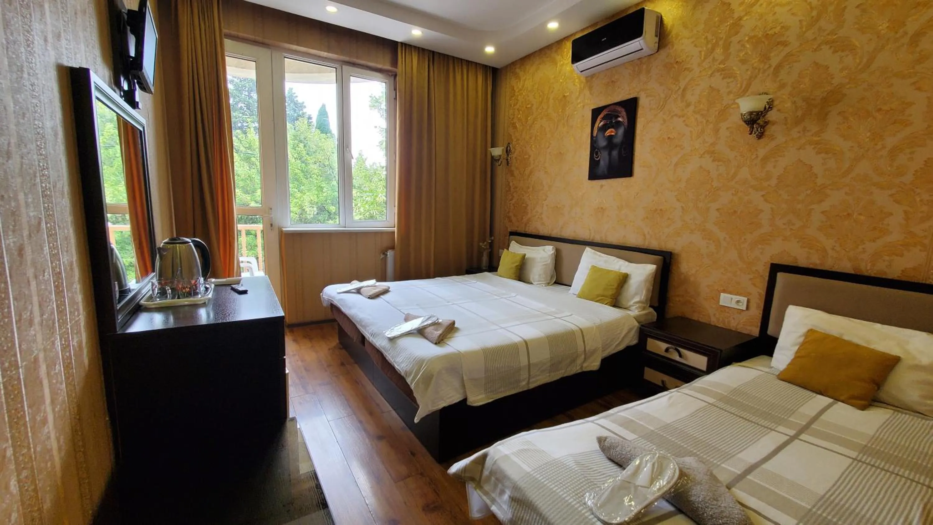 Bed in Hotel Antalia