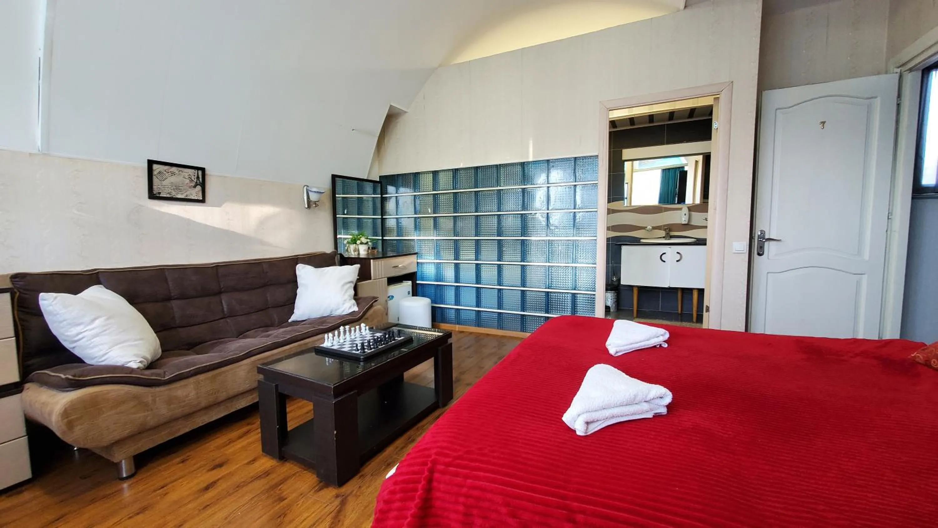 Bed in Hotel Antalia