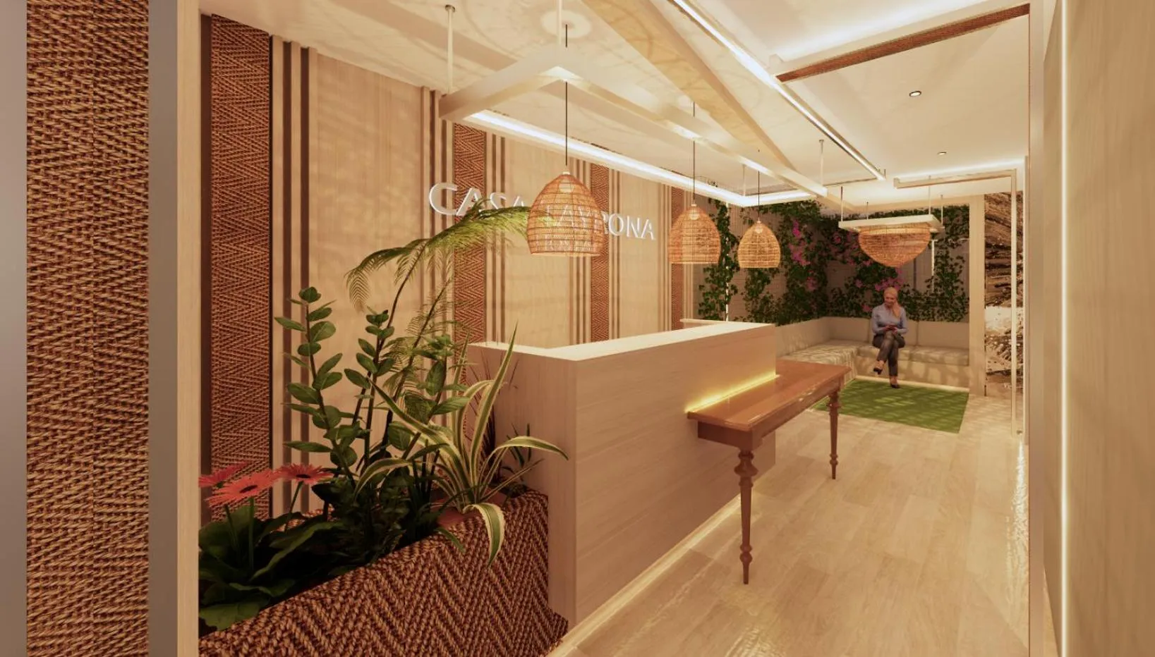 Lobby or reception in Hostal Tayrona Medellin Manila