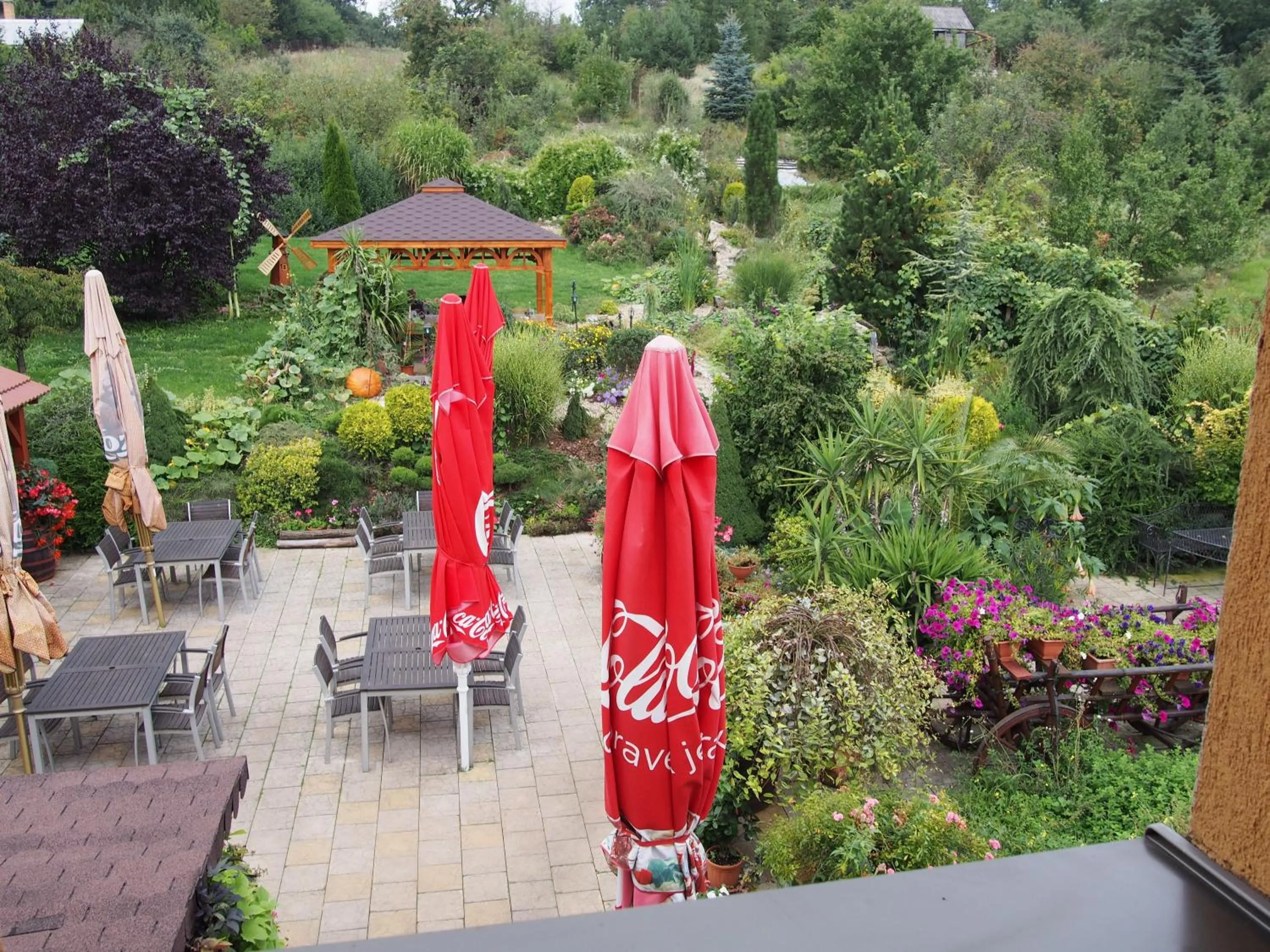 Garden in Motel Orgován