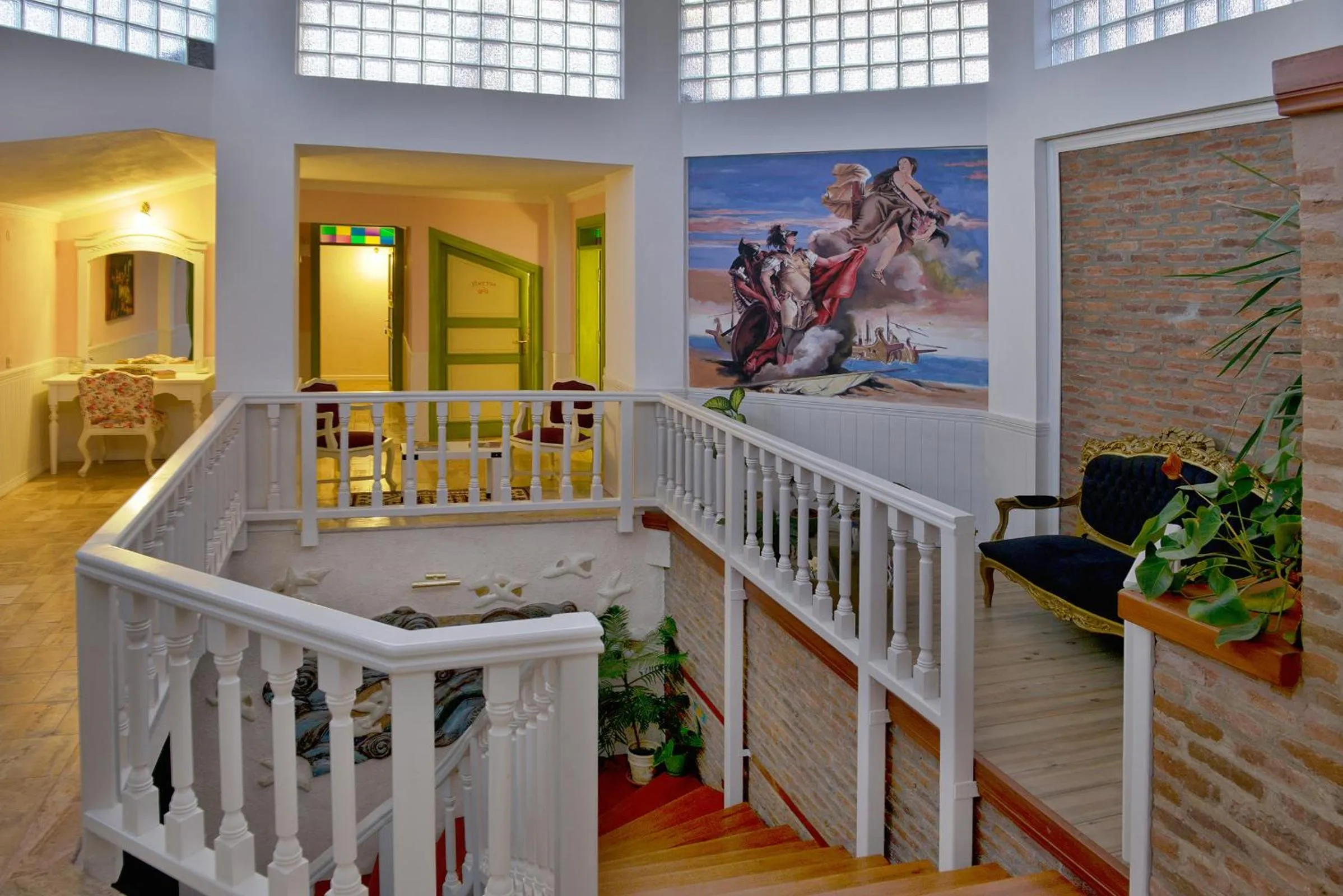 Decorative detail in Aeneas Hotel