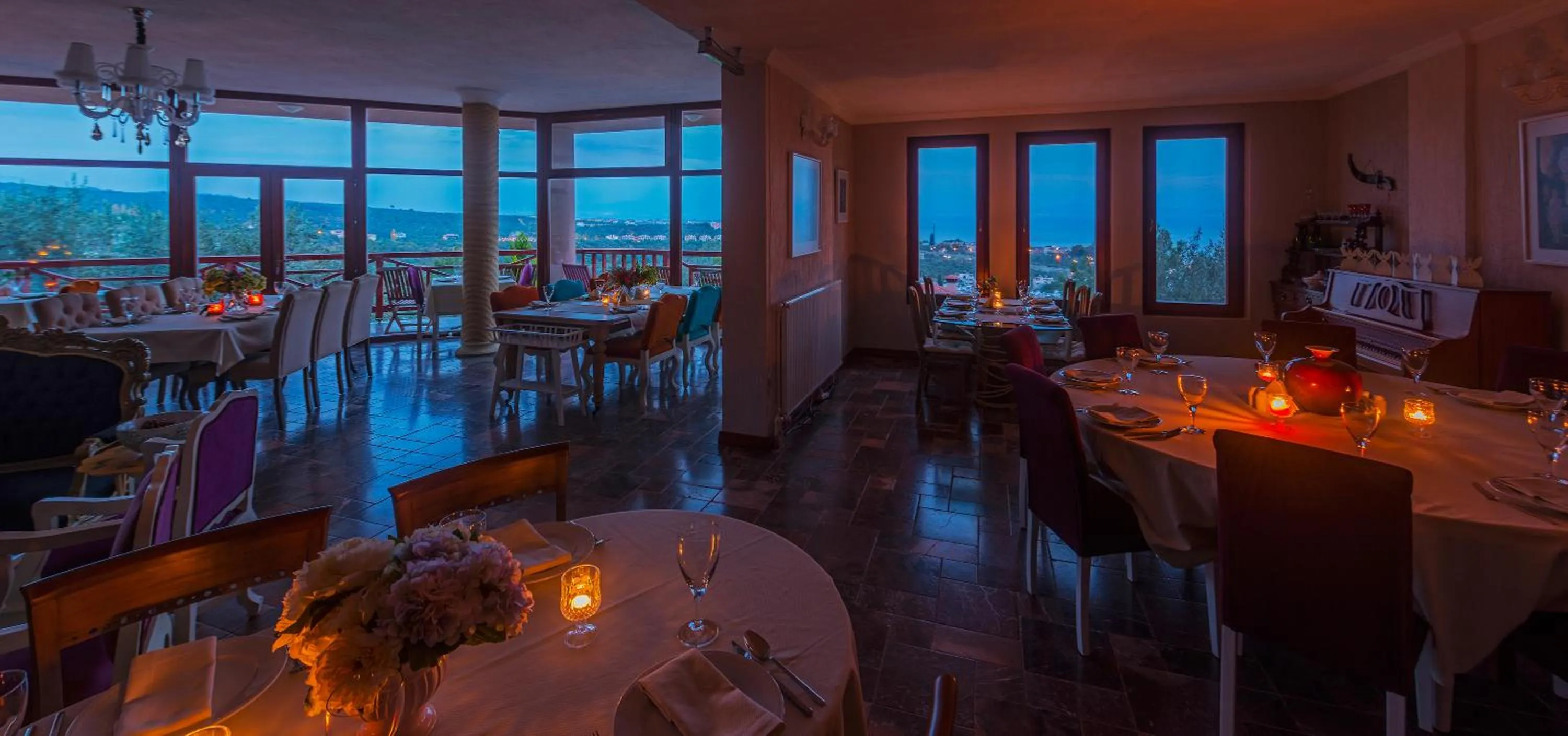 Food close-up in Aeneas Hotel