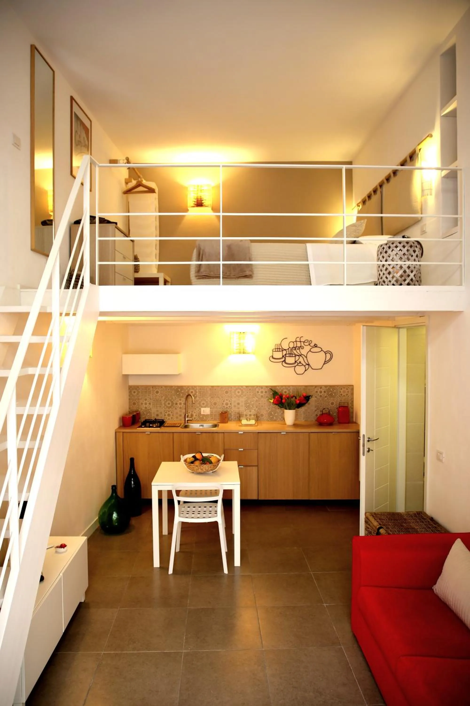 Dining area, Bed in TrinaSicula Ragusa Ibla