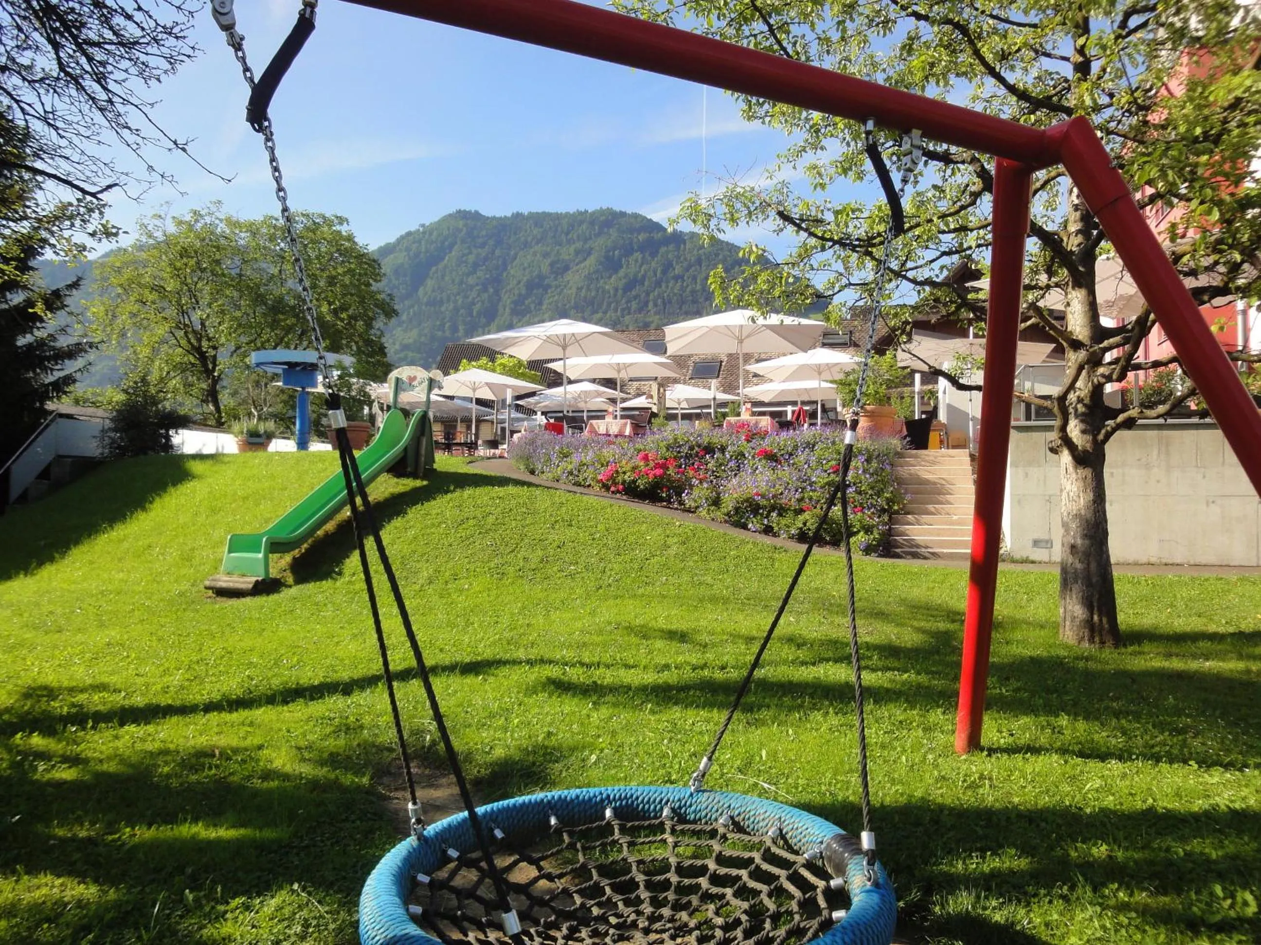 Garden in Hotel Schäfli Siebnen