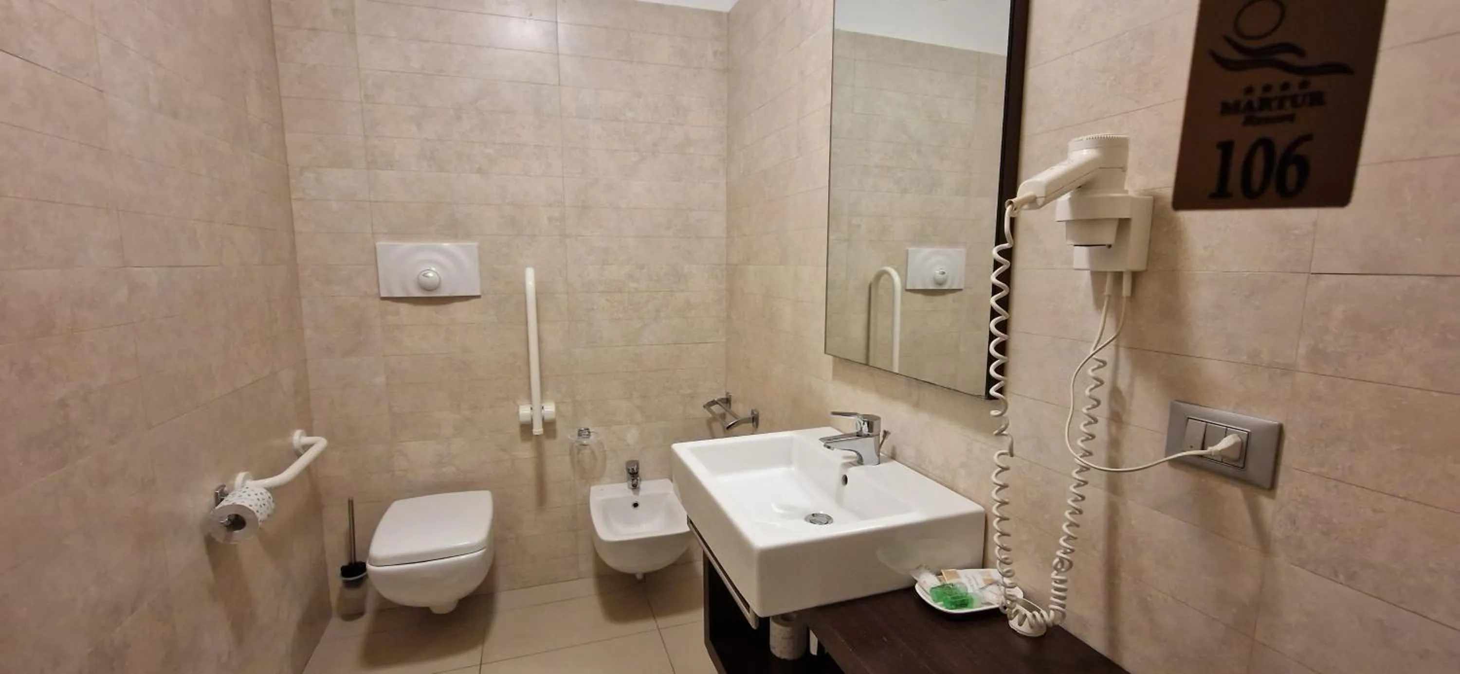 Toilet in Martur Resort