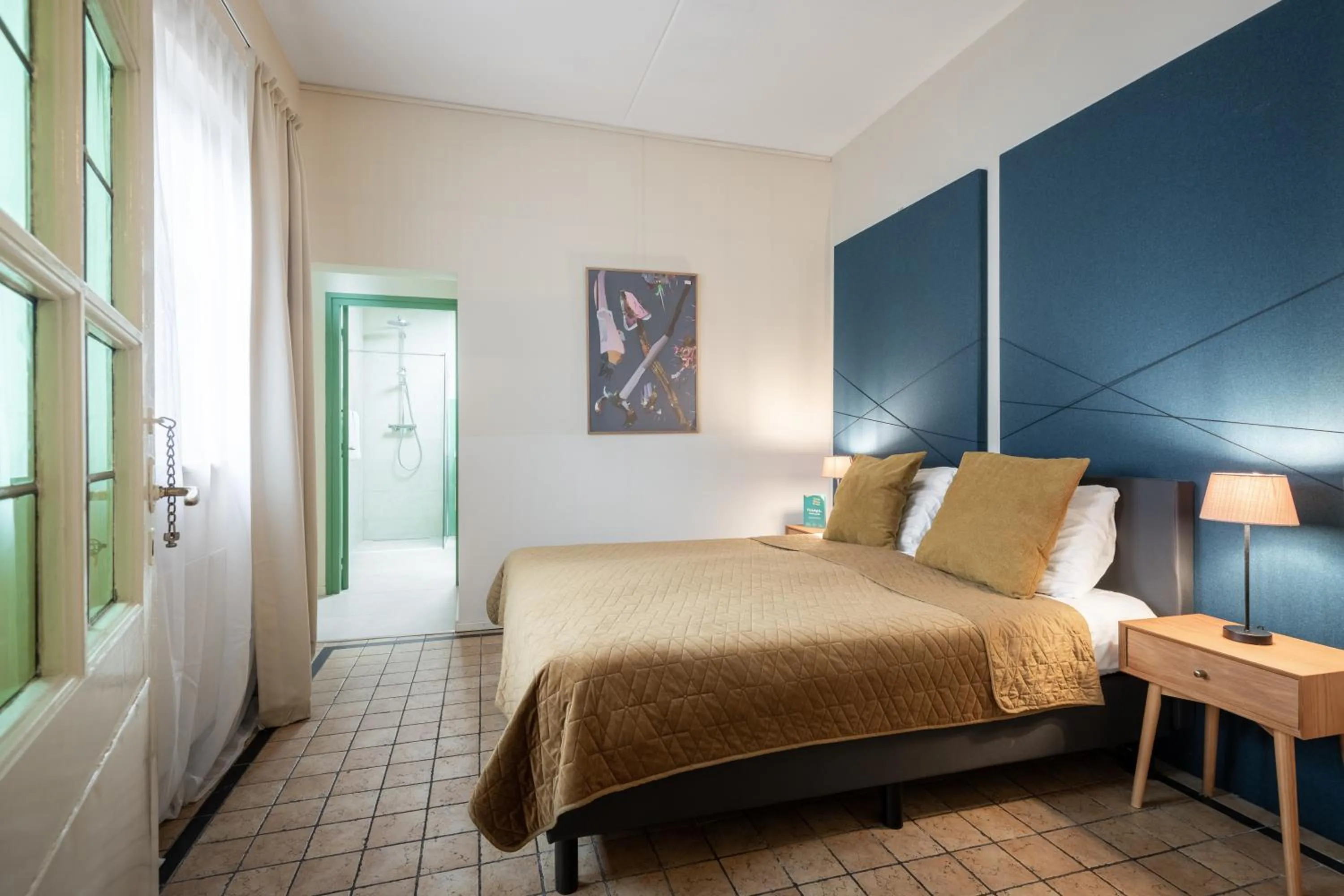 Bed in Hotel Nieuw Antiek