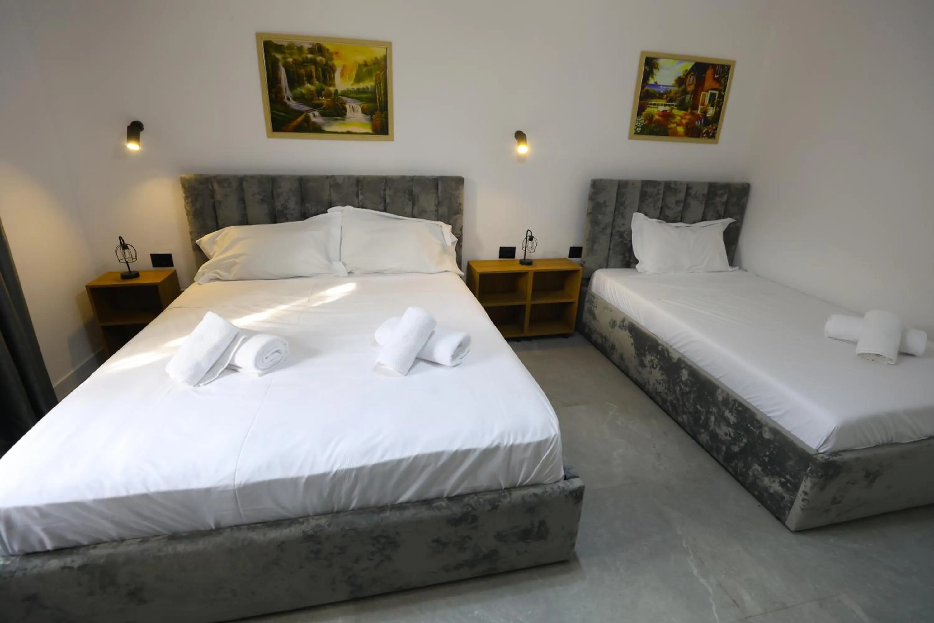 Bed in Vila Alizee Hotel