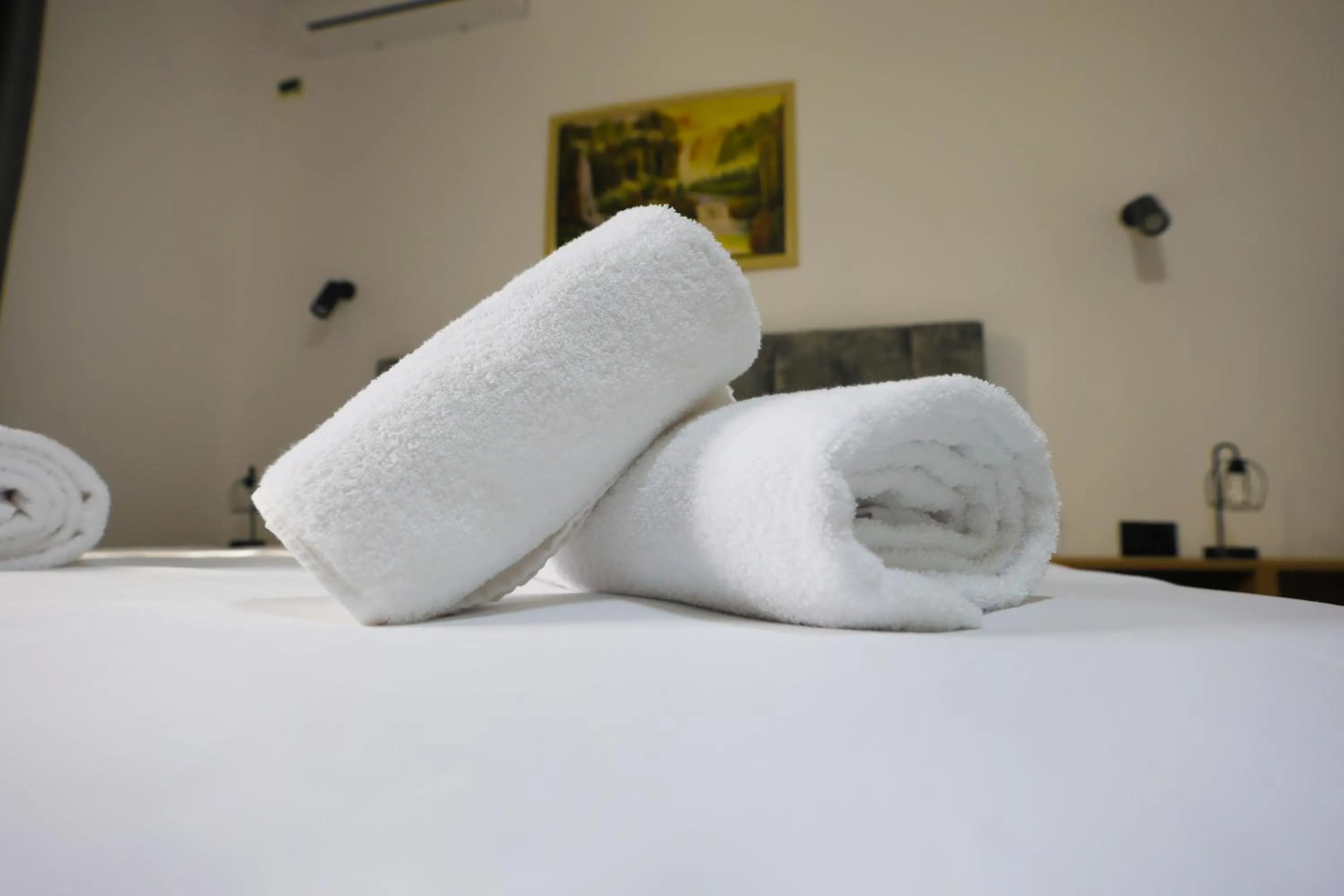 Bed in Vila Alizee Hotel