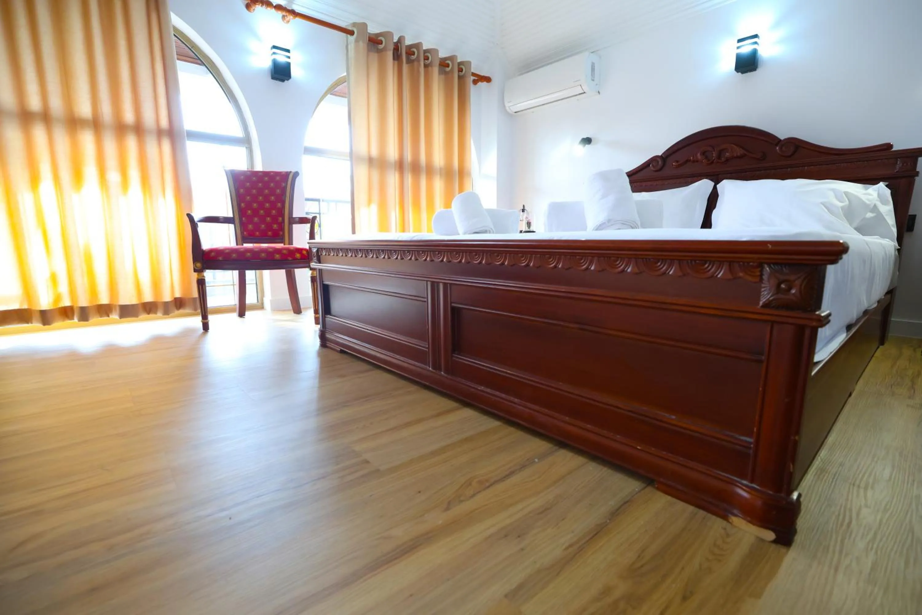 Bed in Vila Alizee Hotel