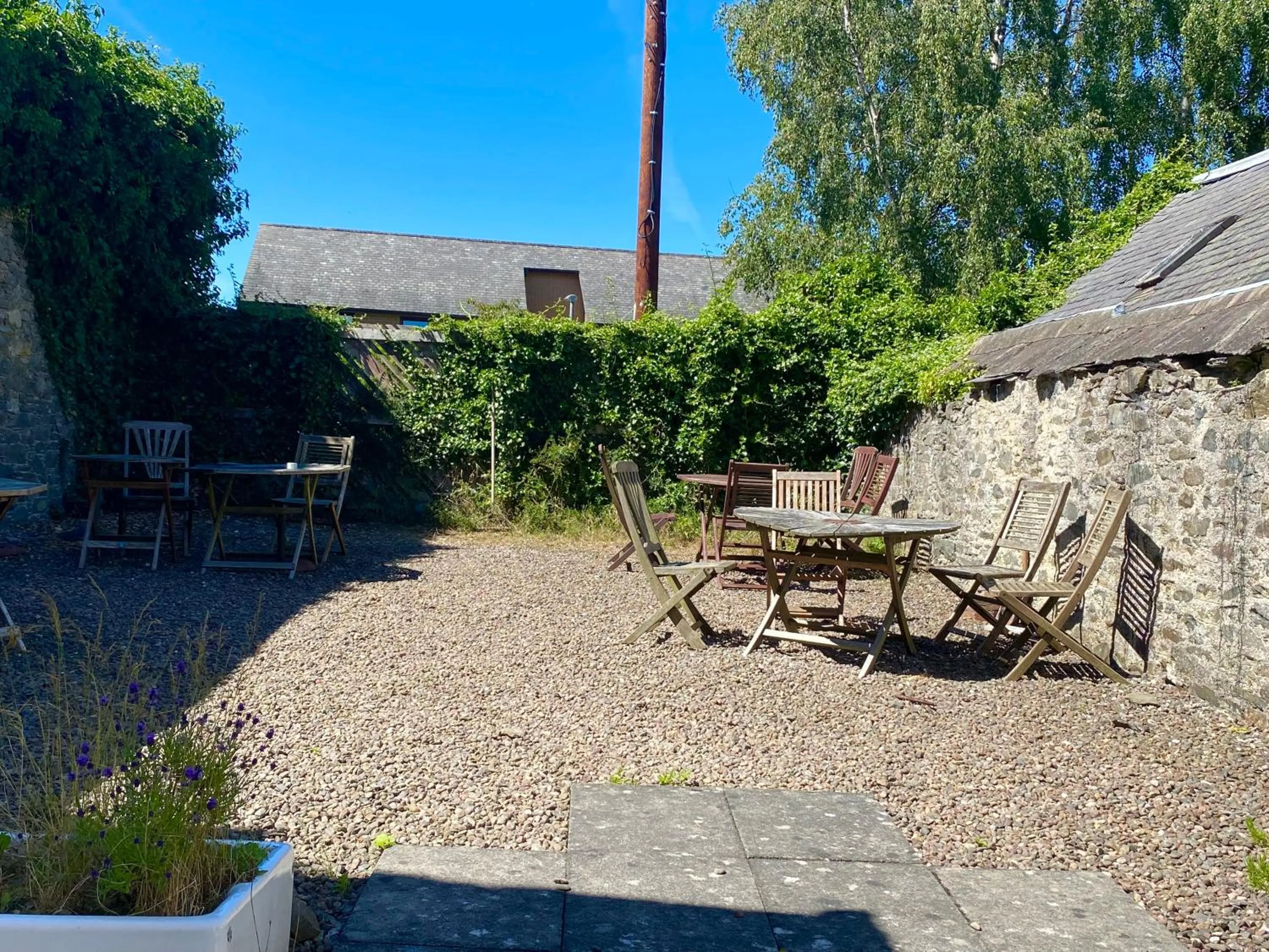 Patio in The County Hotel - Self Check-In, Ultra Fast WI-FI, Free Parking, Central Location