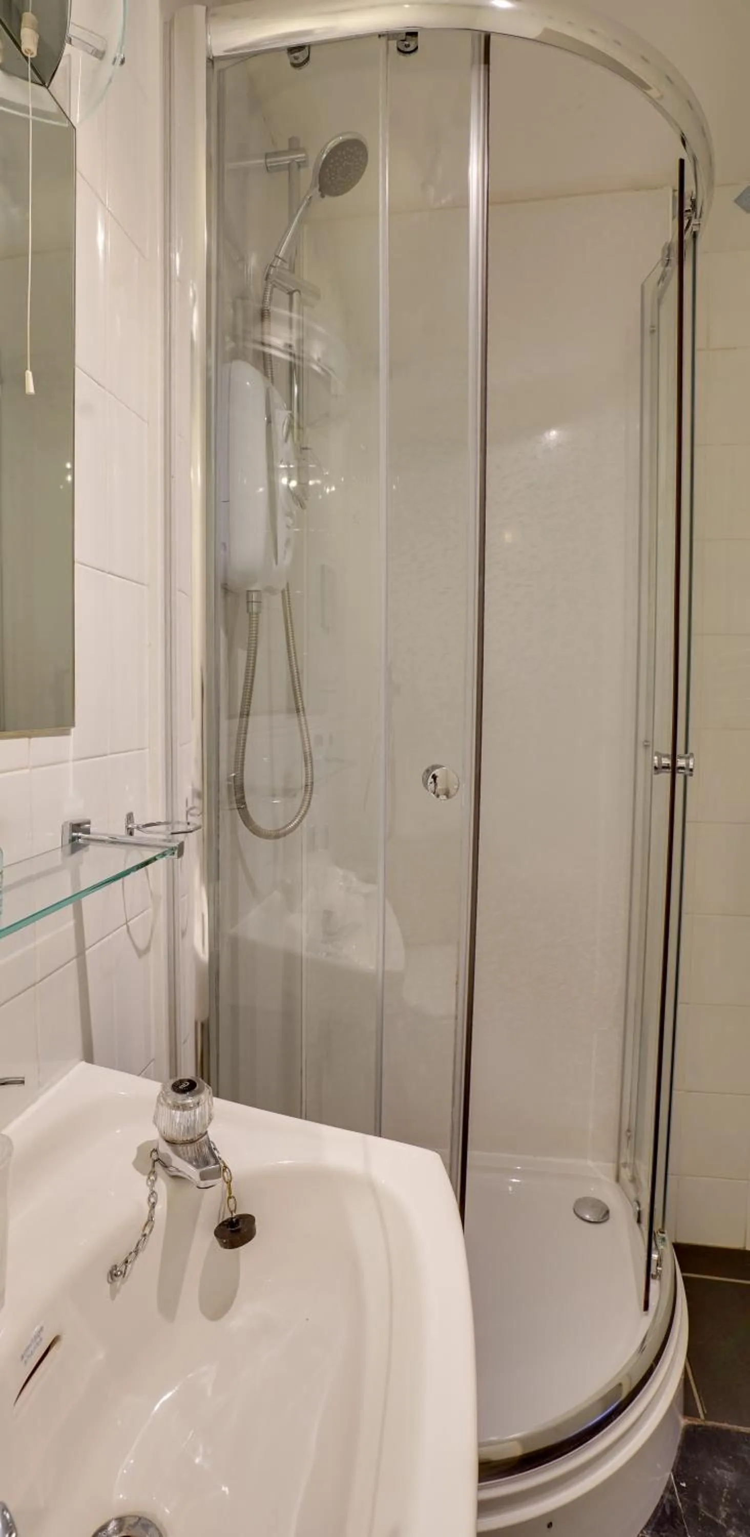 Shower in The County Hotel - Self Check-In, Ultra Fast WI-FI, Free Parking, Central Location