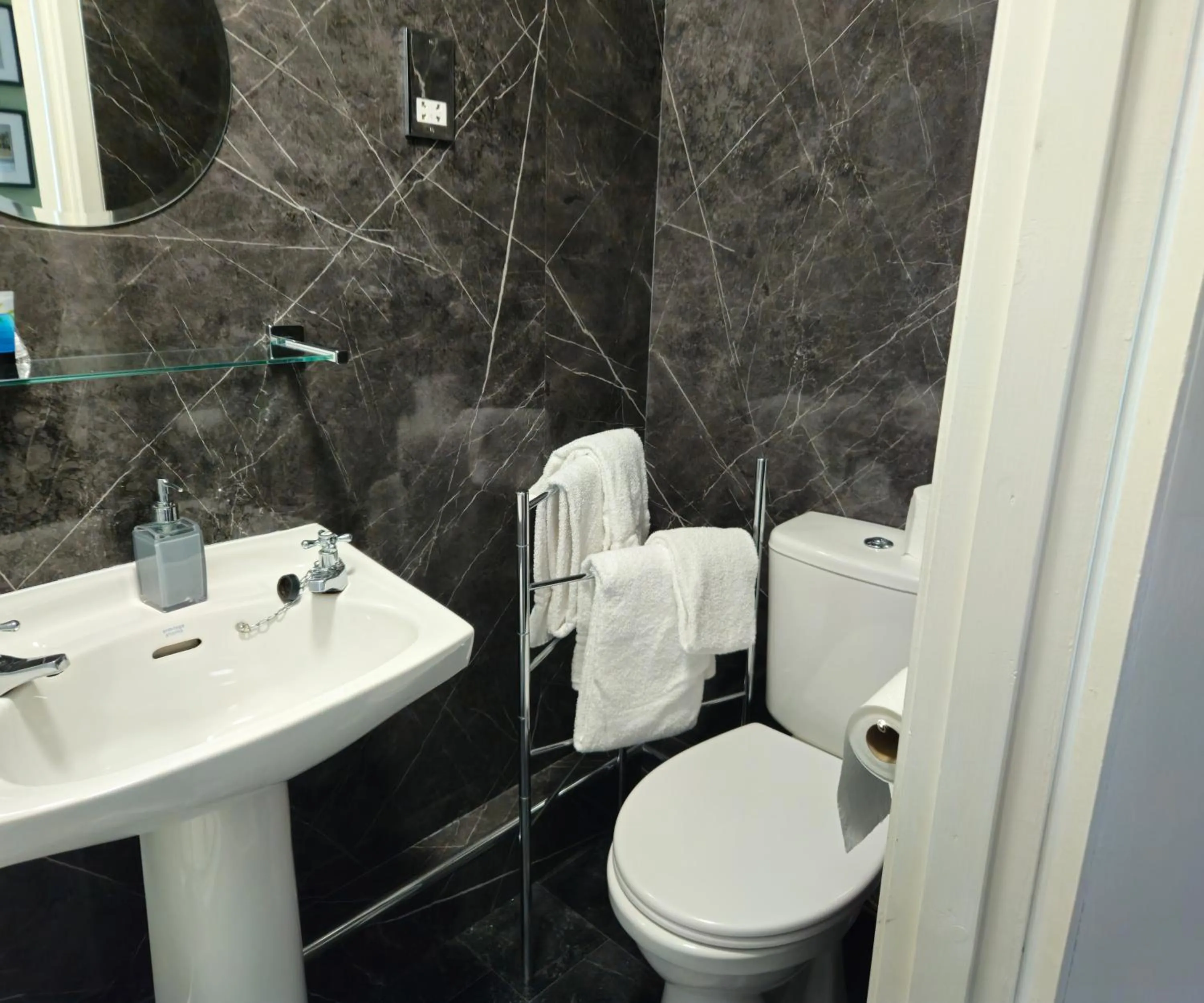 Toilet in The County Hotel - Self Check-In, Ultra Fast WI-FI, Free Parking, Central Location