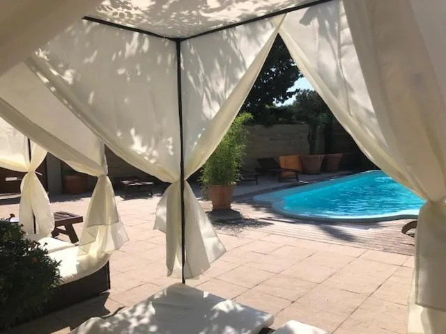 Swimming pool in Villa Bougenvilia Tomas