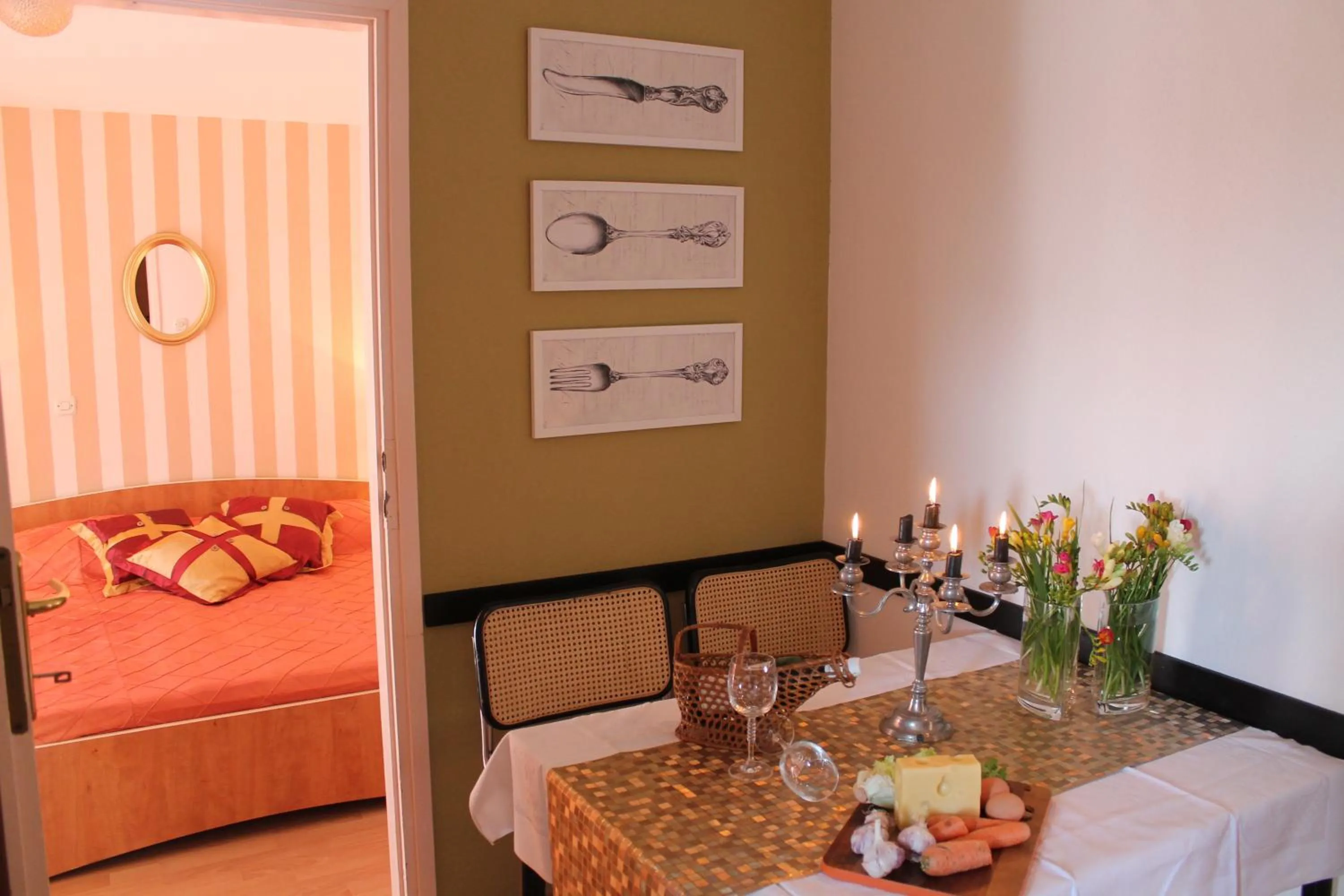 Dining area in Villa Bougenvilia Tomas