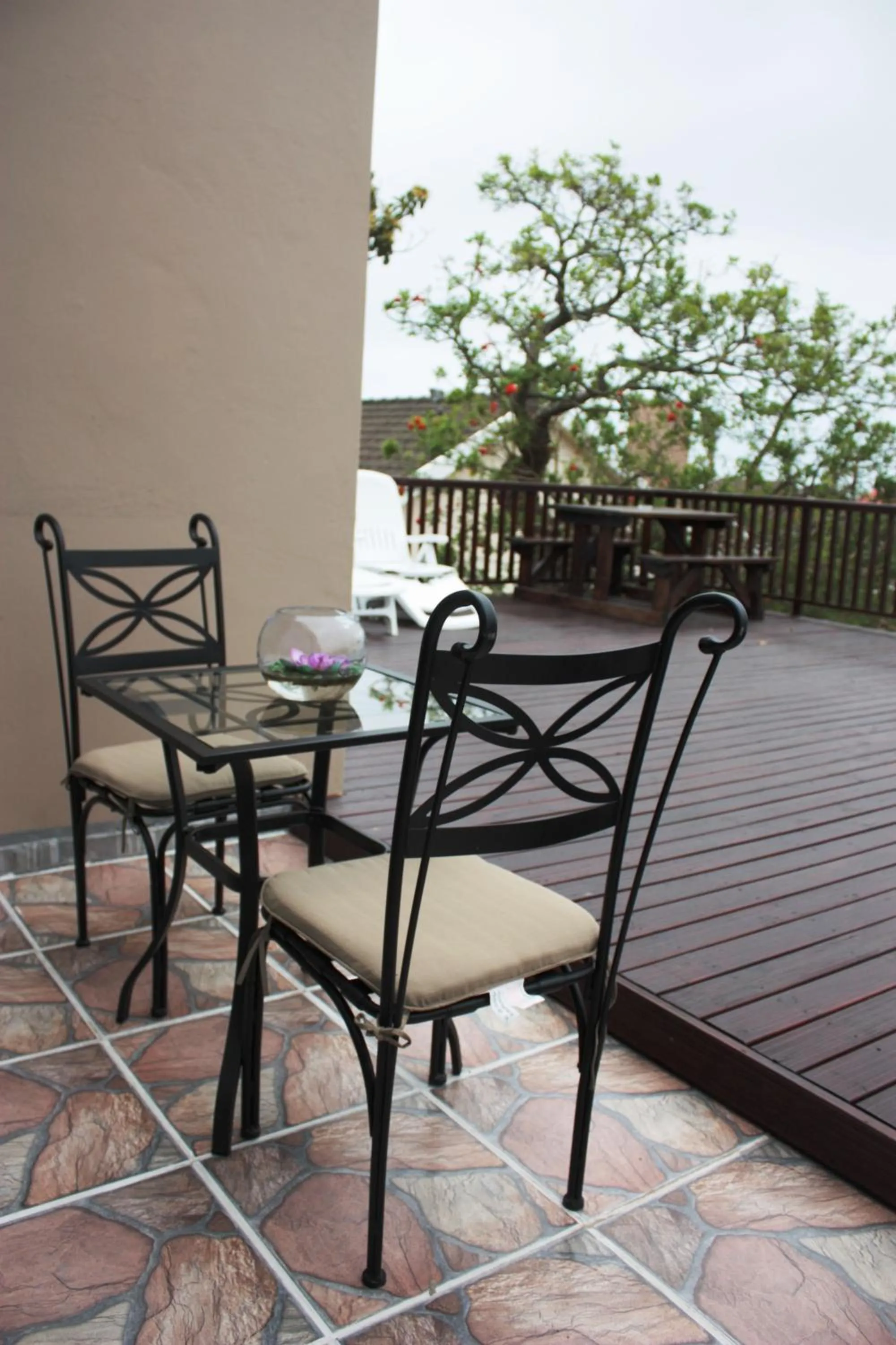 Patio in Sunnyridge Lodge