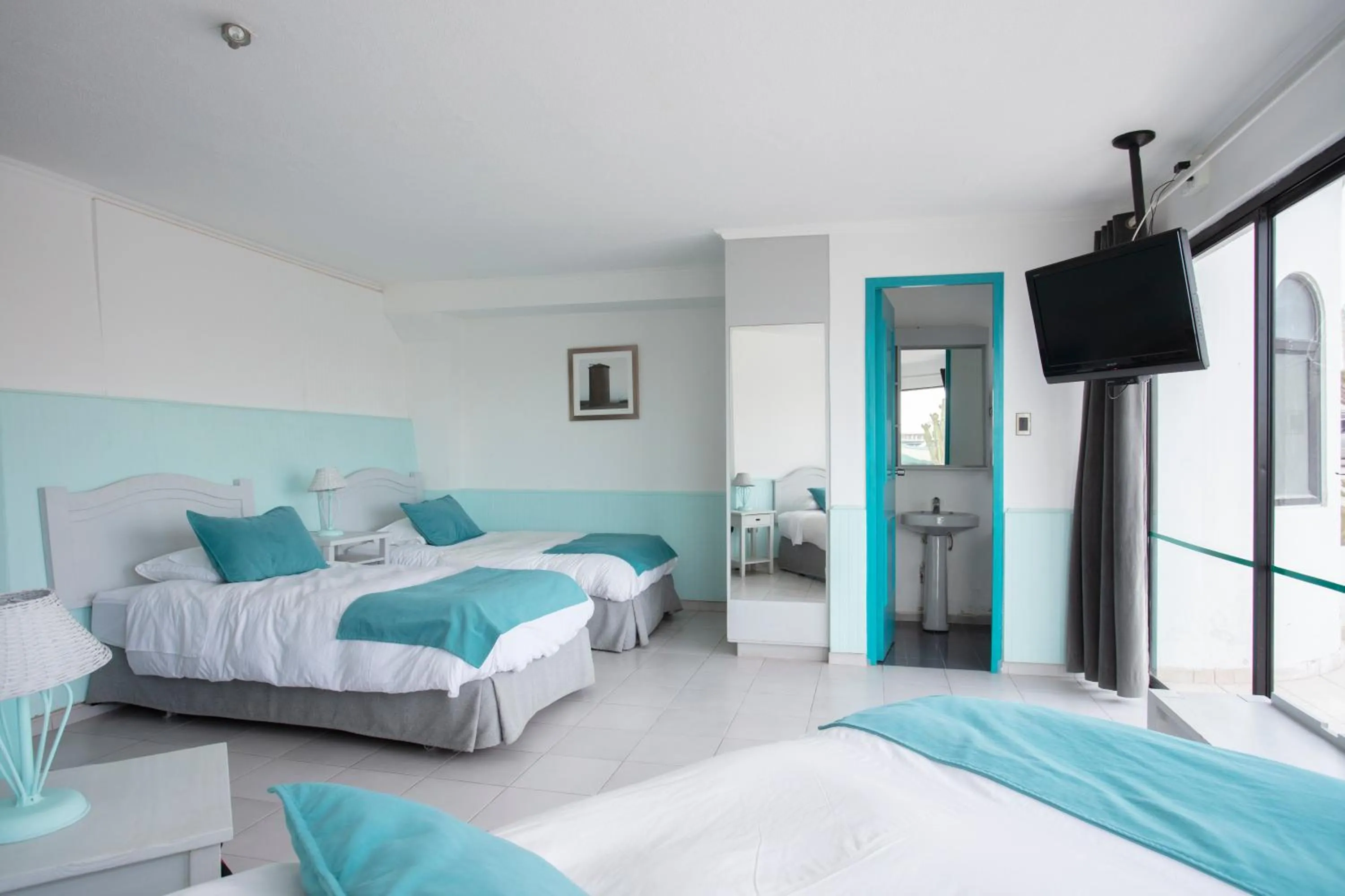 Bed in Hotel Rocas de Bahía