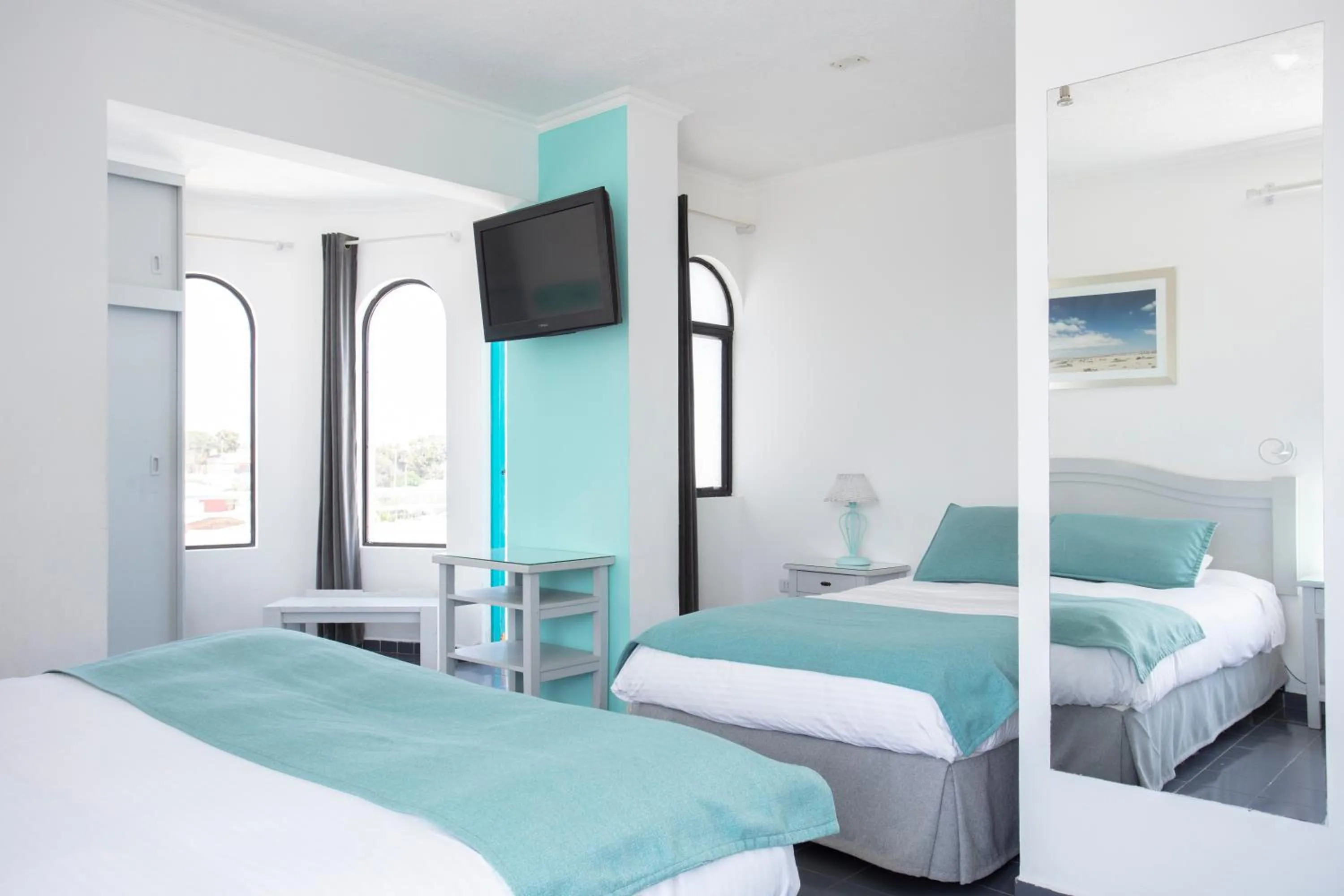 Bed in Hotel Rocas de Bahía