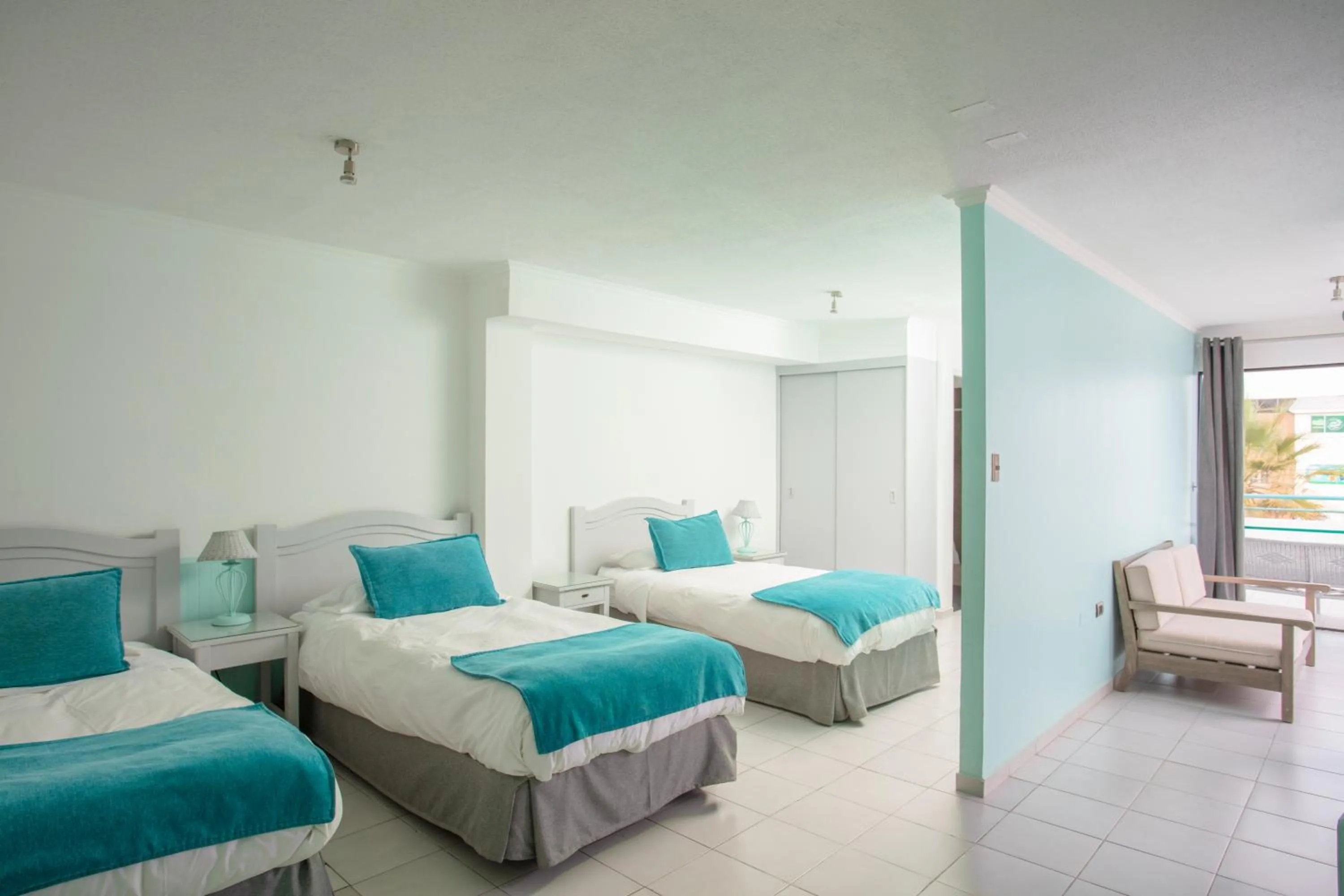 Bed in Hotel Rocas de Bahía