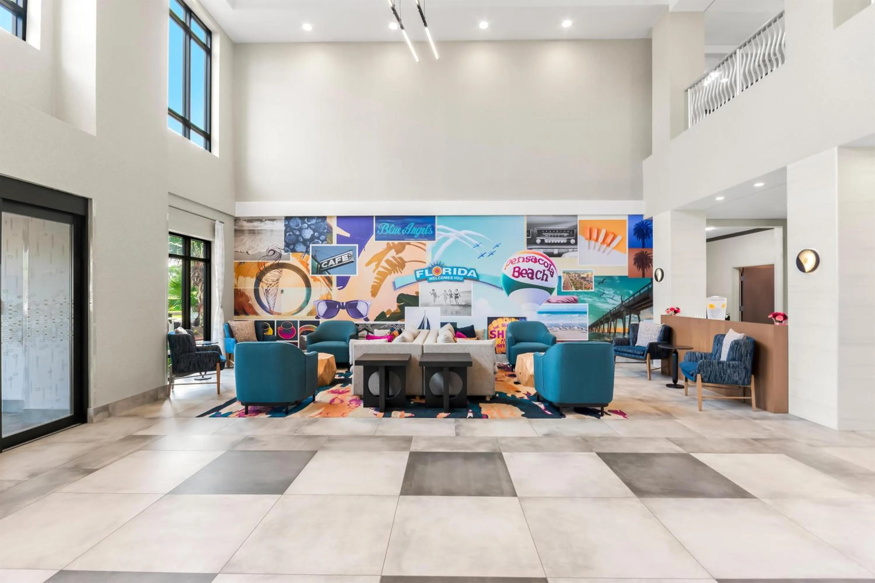 Lobby or reception in Hampton Inn & Suites Pensacola/I-10 Pine Forest Road