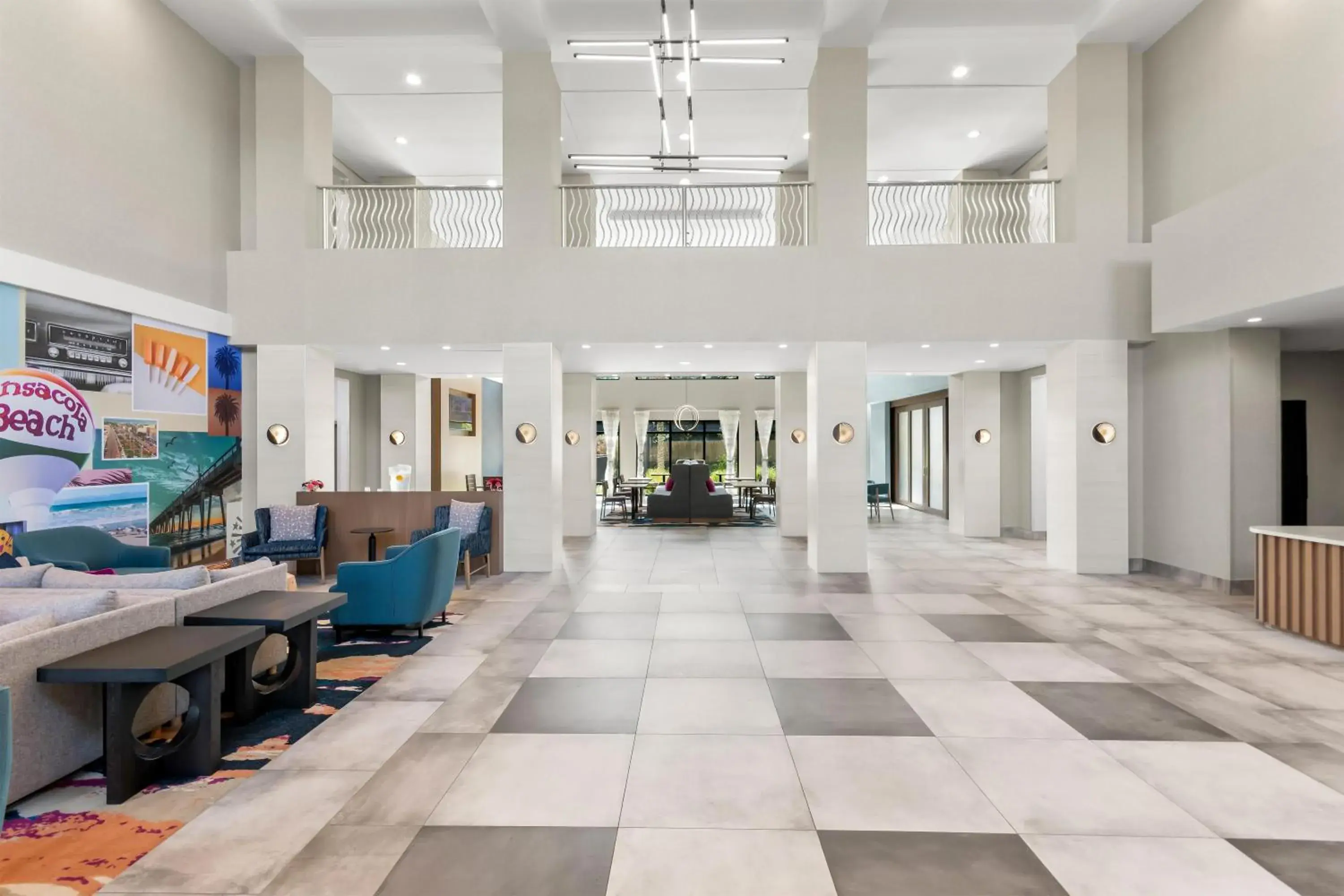 Lobby or reception in Hampton Inn & Suites Pensacola/I-10 Pine Forest Road Lobby or reception in Hampton Inn & Suites Pensacola/I-10 Pine Forest Road