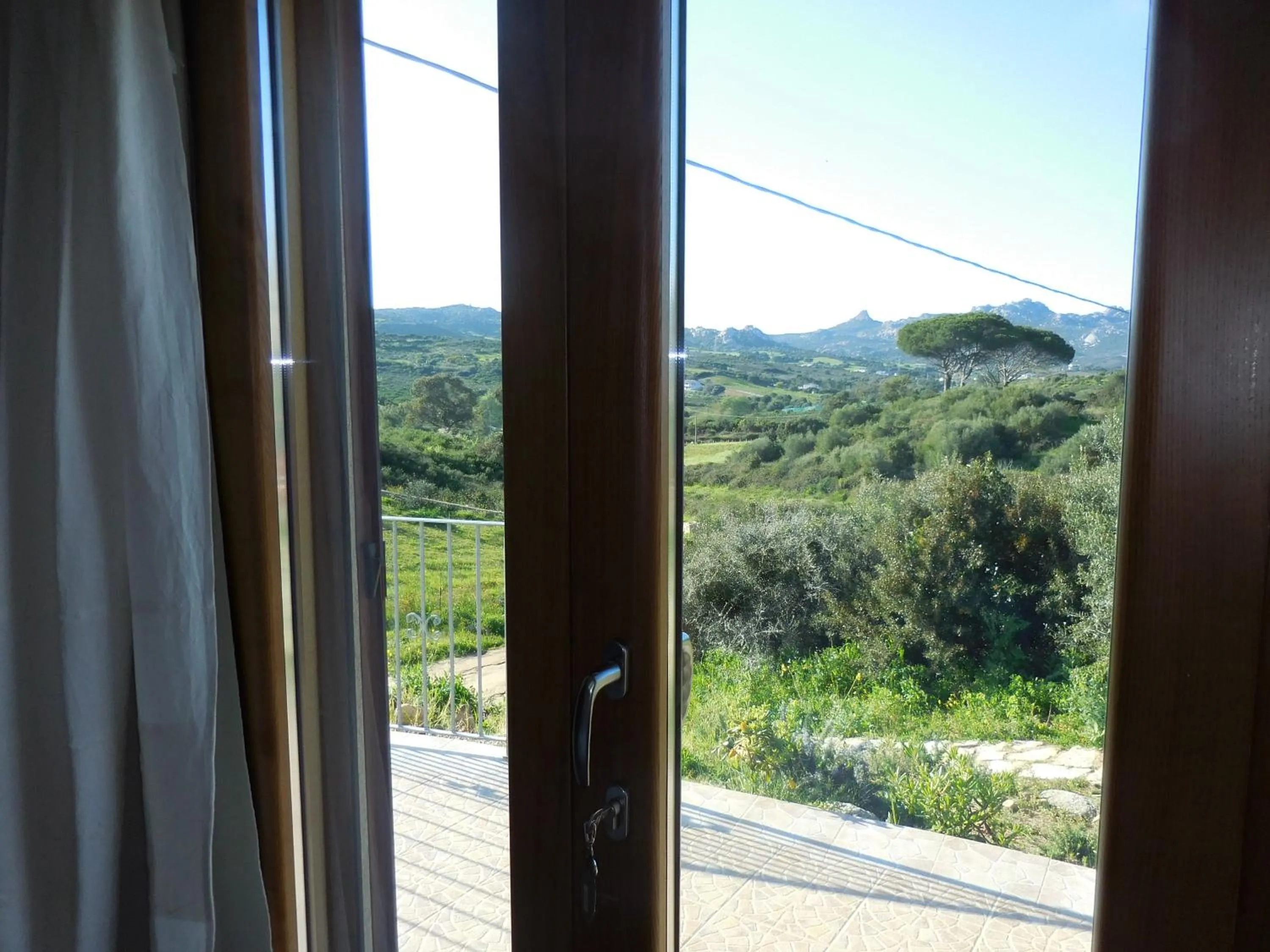 Garden view in Casa La Liccia
