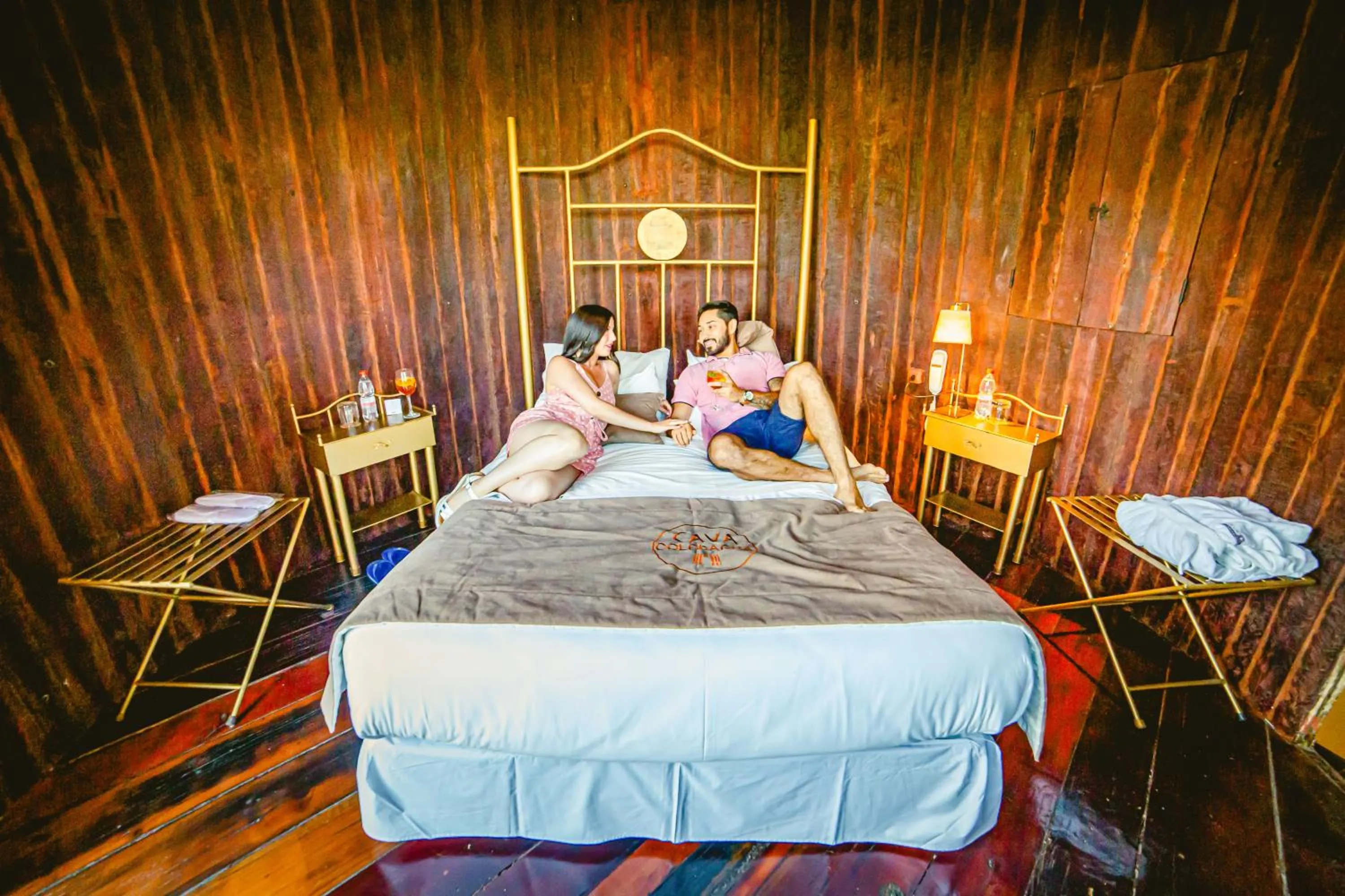 People, Bed in Cava Colchagua Hotel Boutique