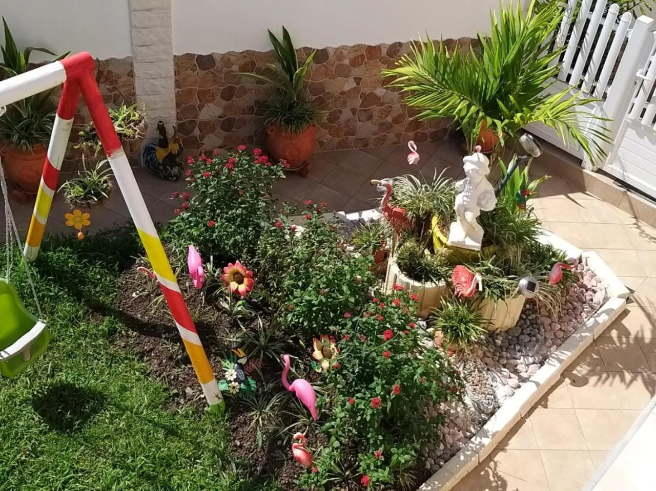 Garden view in KANALU BEACH APPATEMENT