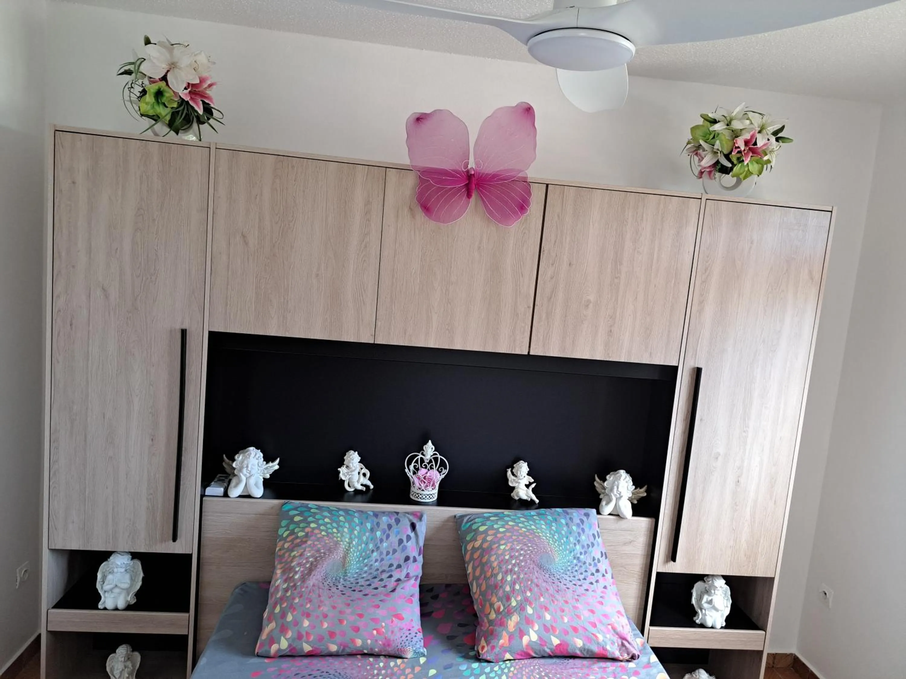 Bed in KANALU BEACH APPATEMENT
