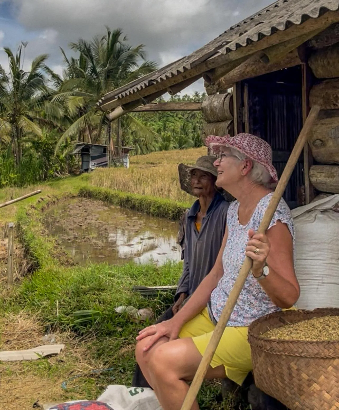 People in Puri Dajuma Terrace Eco Lodge & Spa