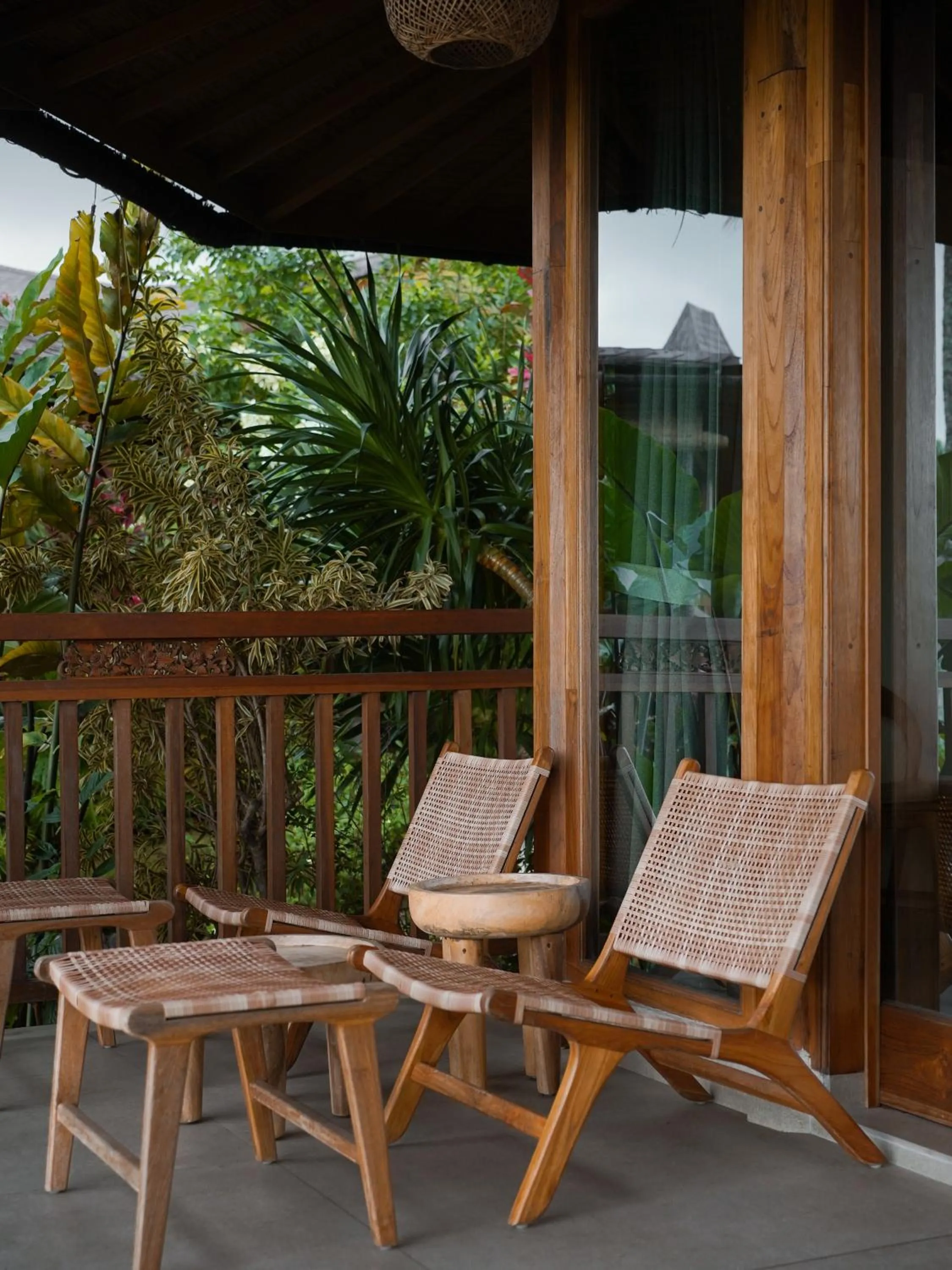 Balcony/Terrace in Puri Dajuma Terrace Eco Lodge & Spa