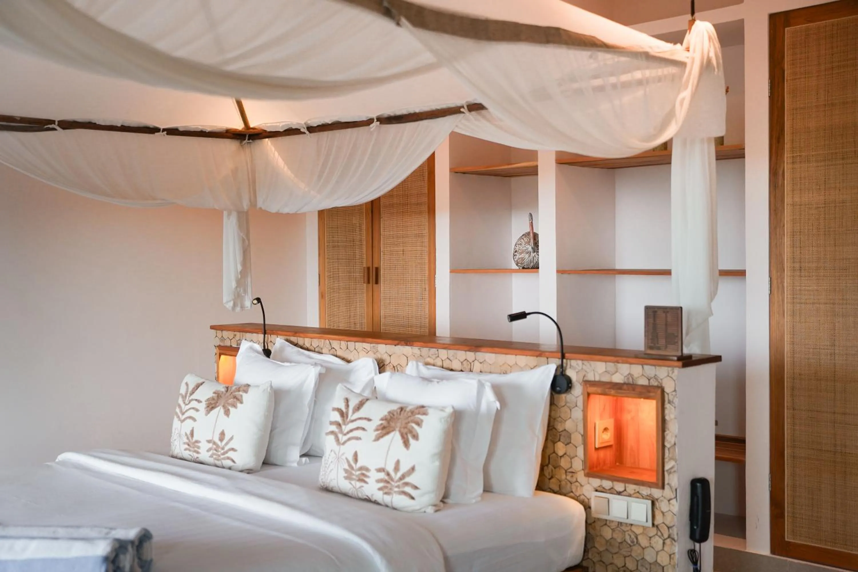 Balcony/Terrace, Bed in Puri Dajuma Terrace Eco Lodge & Spa