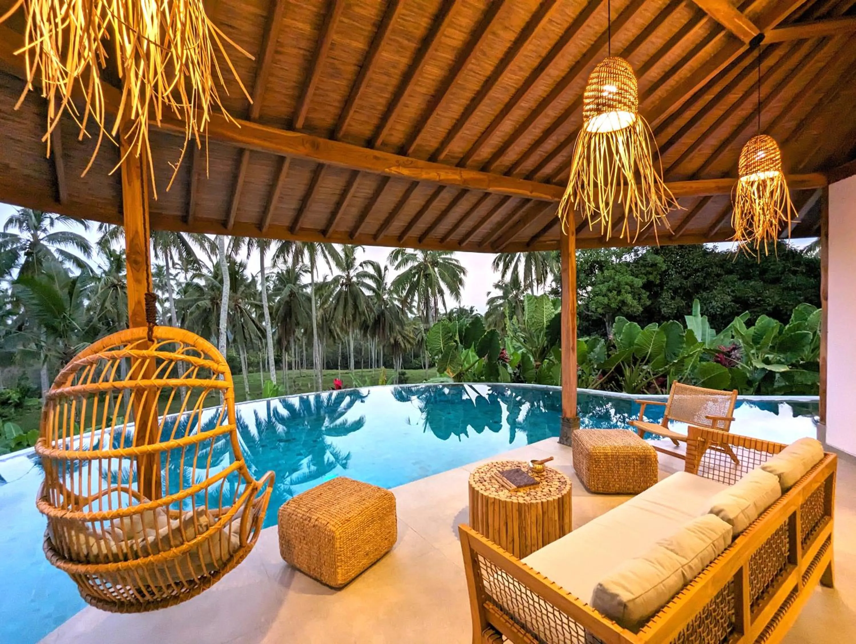 Pool view in Puri Dajuma Terrace Eco Lodge & Spa