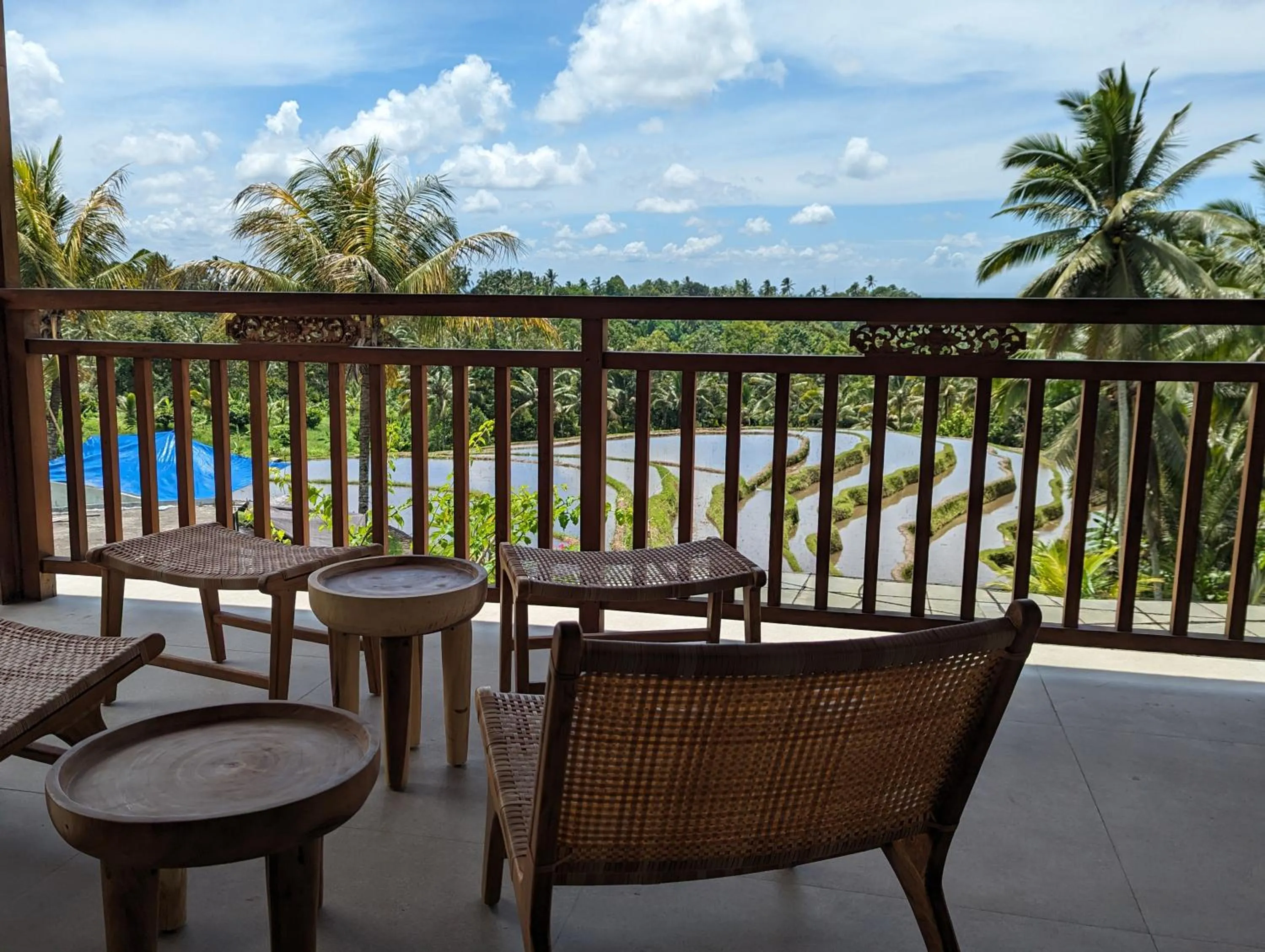 Balcony/Terrace in Puri Dajuma Terrace Eco Lodge & Spa