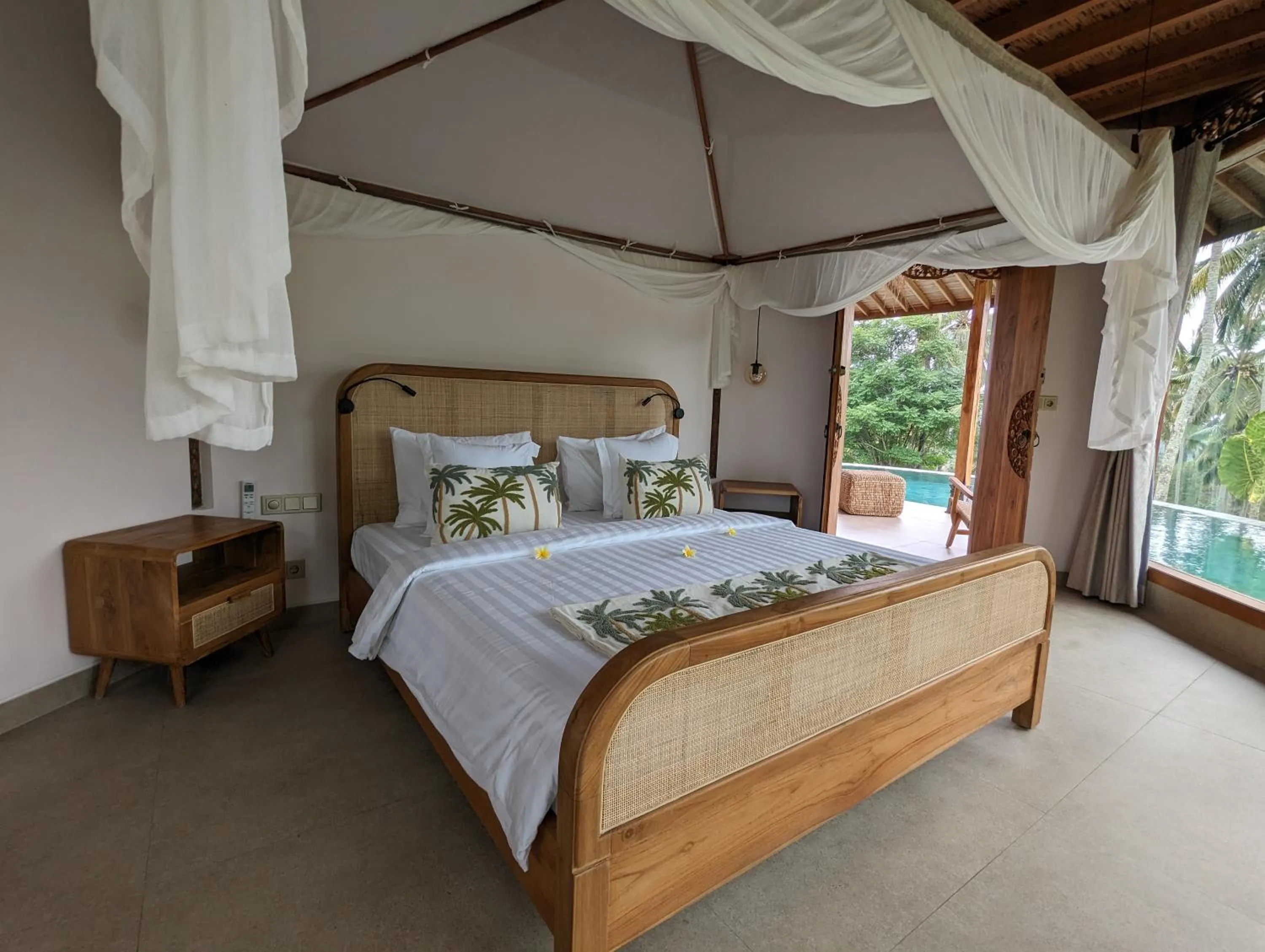 Photo of the whole room, Bed in Puri Dajuma Terrace Eco Lodge & Spa