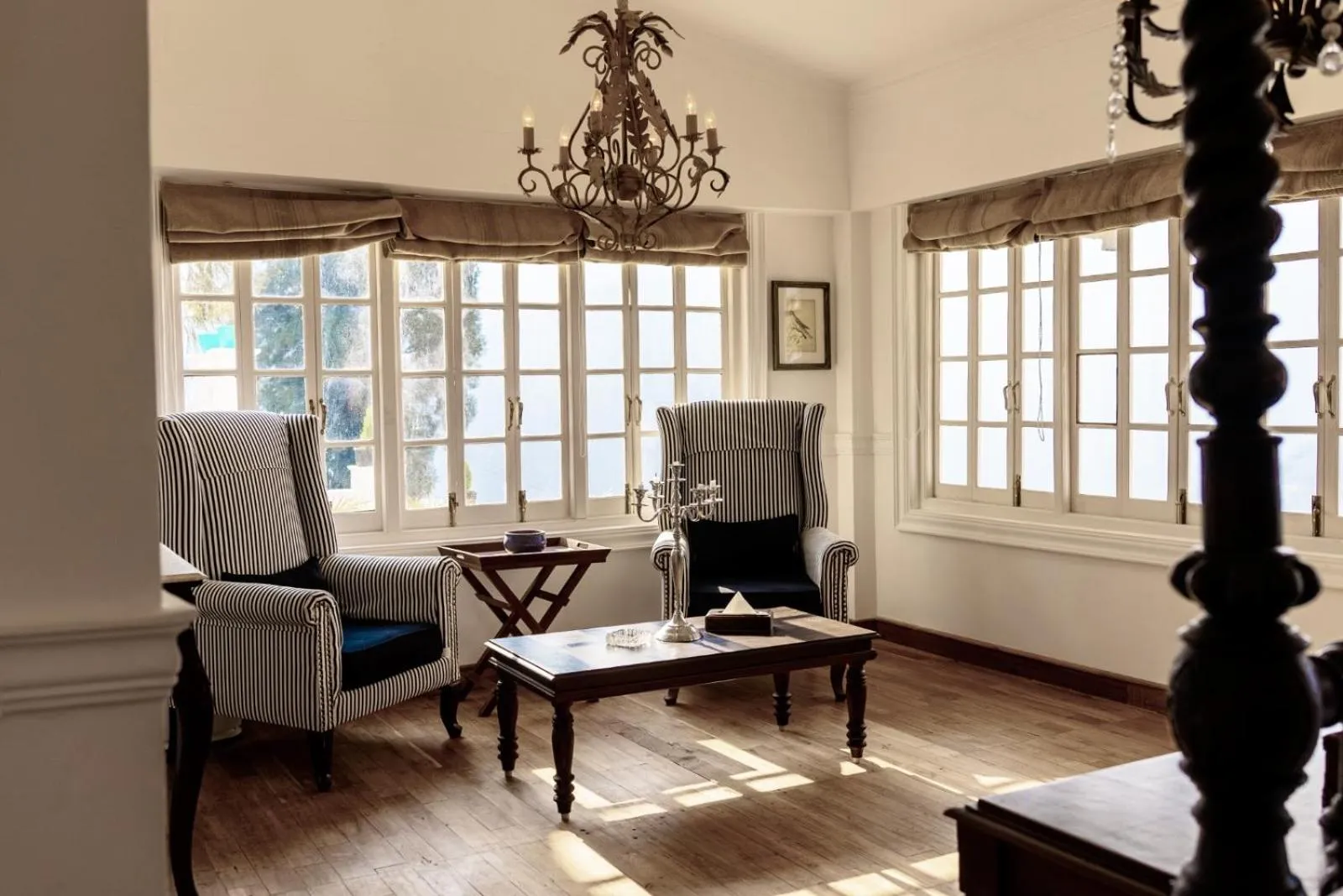 Seating area in Chhota Haazri, By The Rajbari Bawali