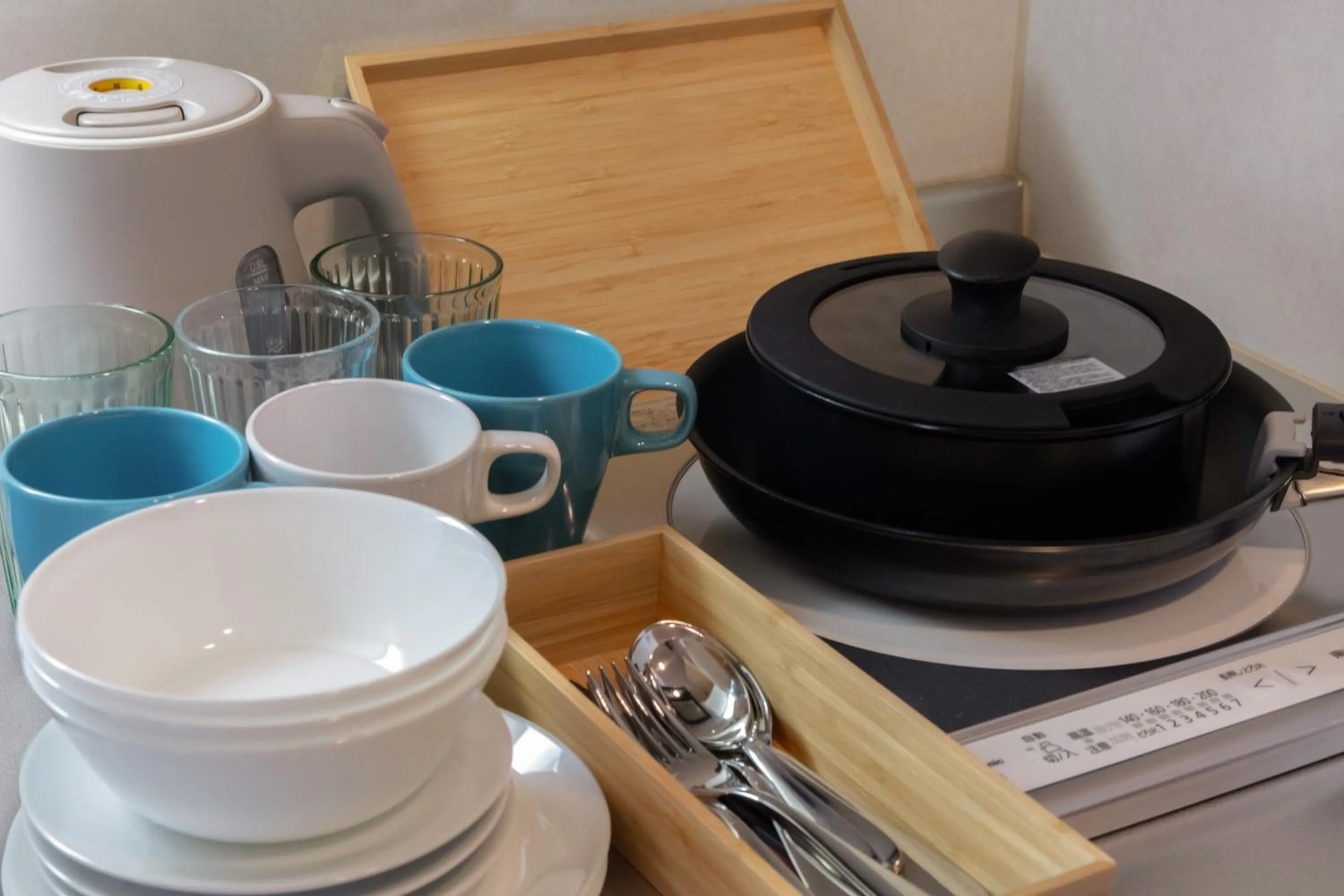 kitchen in yksi STAY ＆ APARTMENT OSAKA