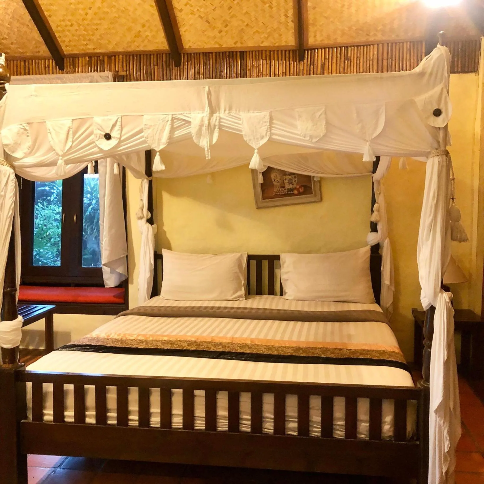 Bed in Villa Bali Eco Resort, Rayong