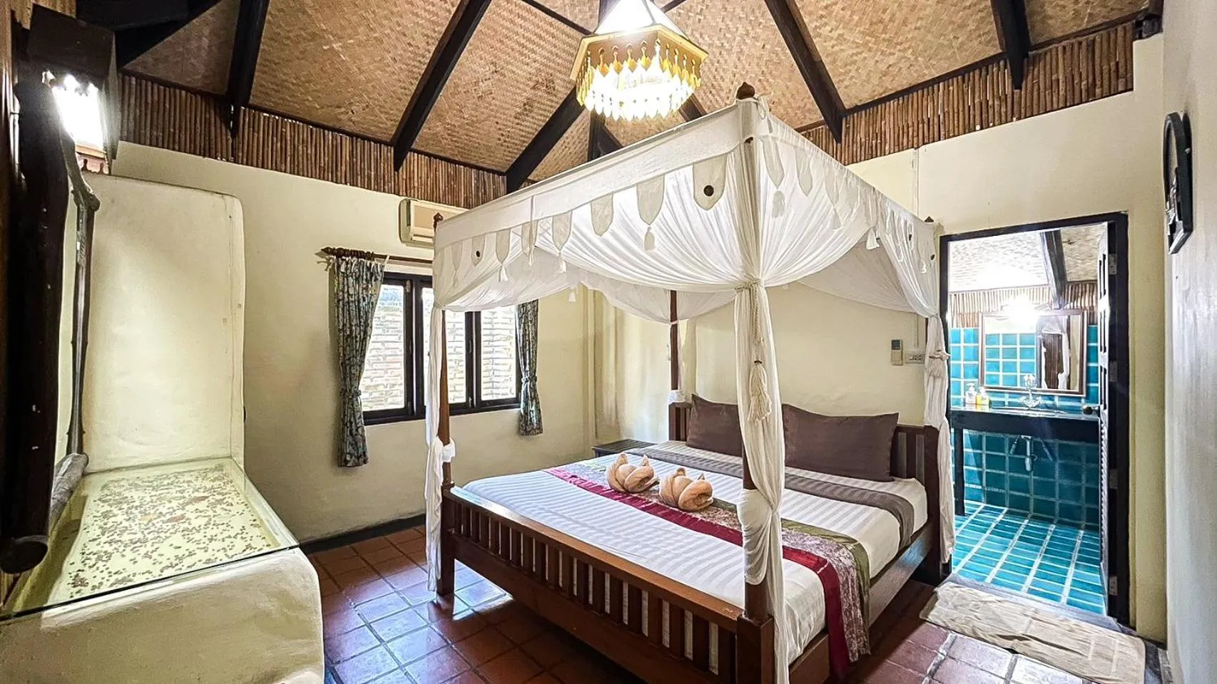 Bed in Villa Bali Eco Resort, Rayong